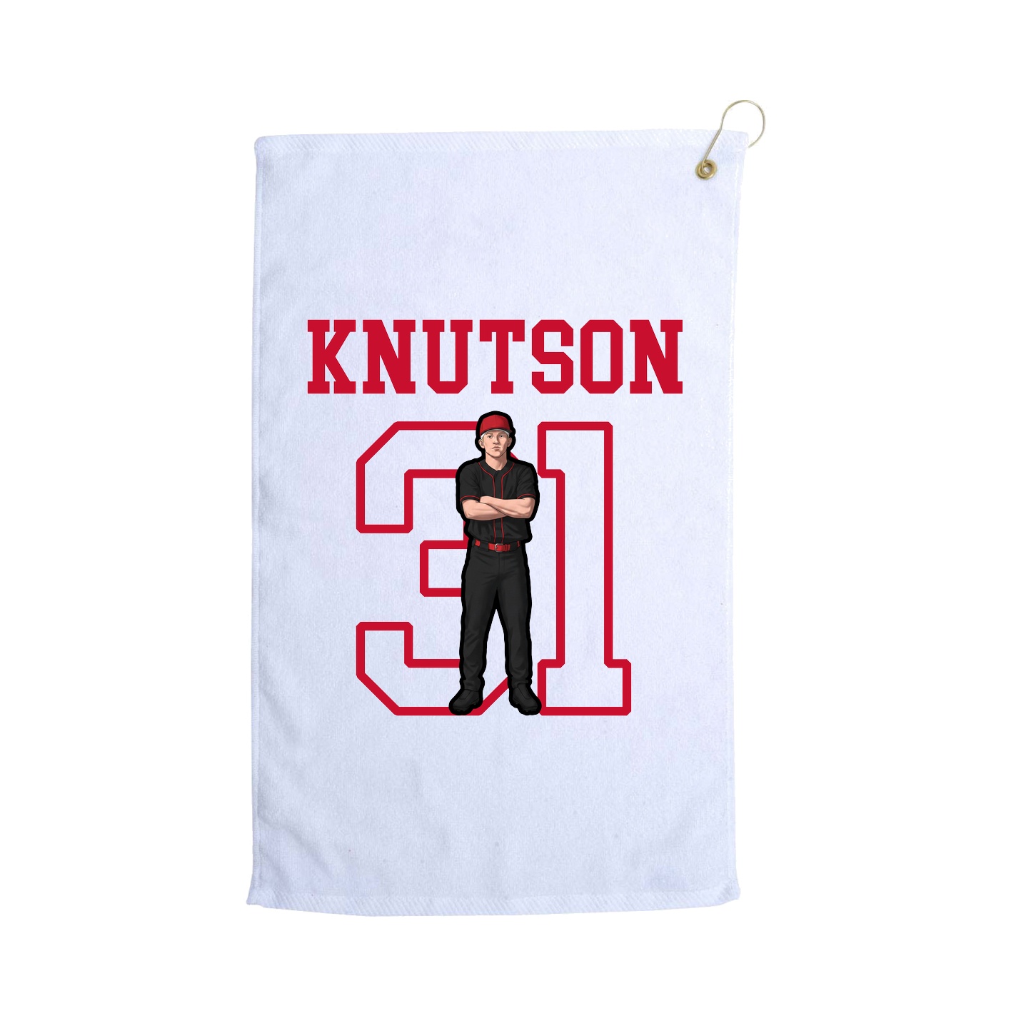 Golf Towel — Shirsey in White