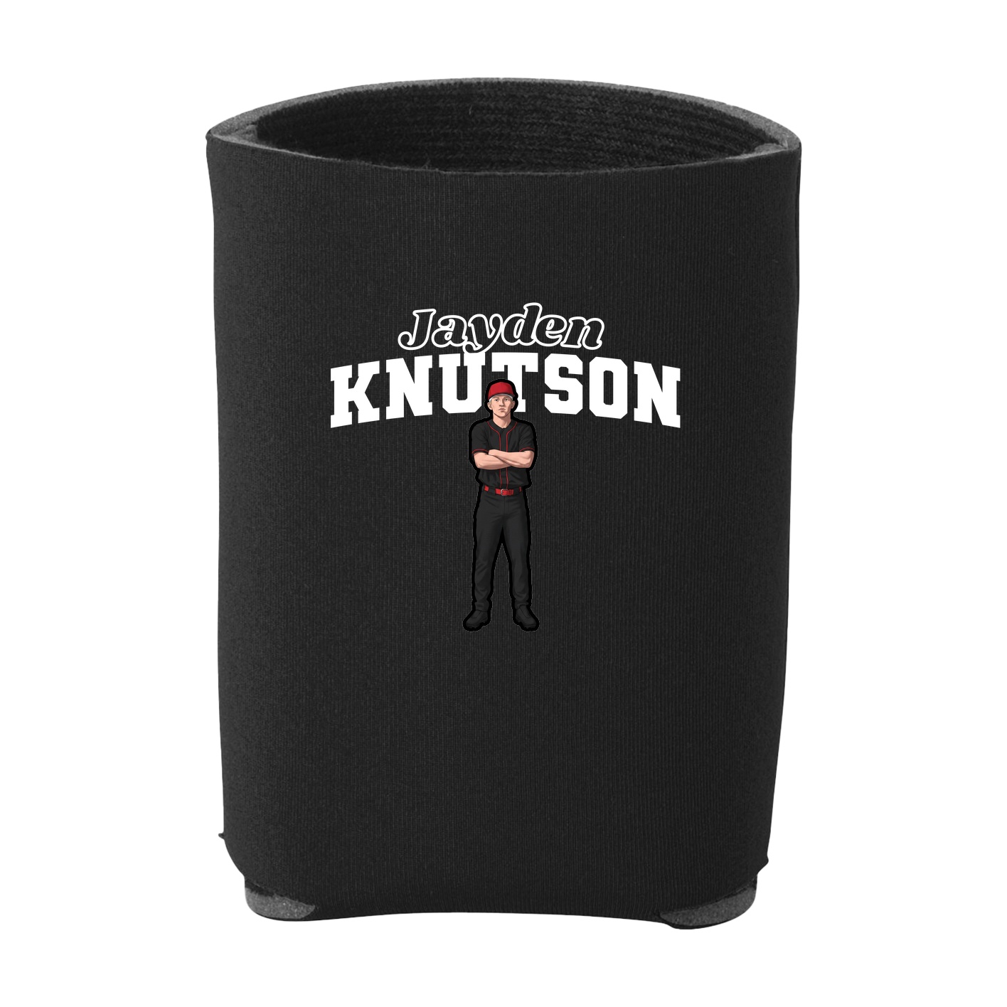 Can Holder — Name Arch in Black