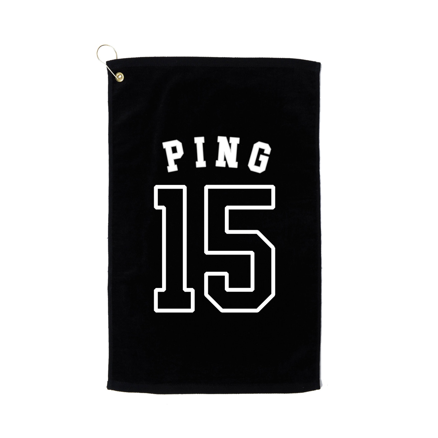 Golf Towel — Shirsey Arch in Black