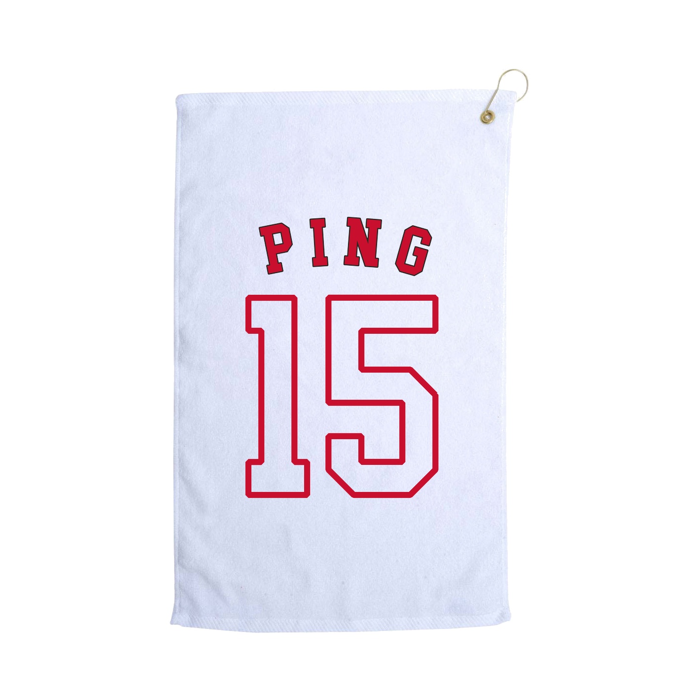 Golf Towel — Shirsey Arch in White