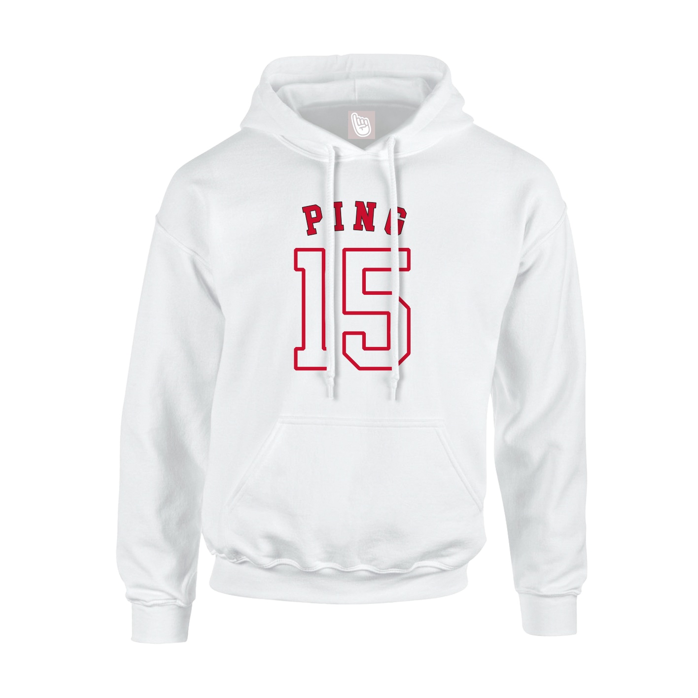 Hoodie — Shirsey Arch in White