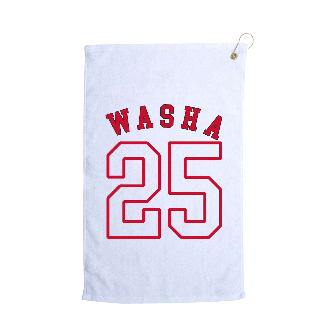 Golf Towel — Shirsey Arch in White