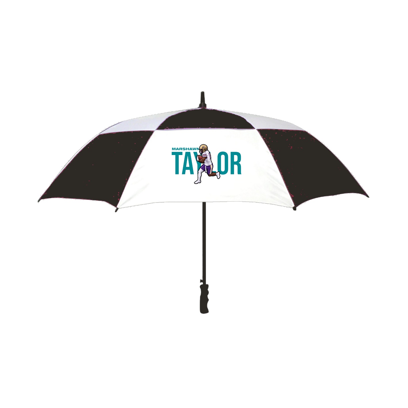 Golf Umbrella — Player Name in Black