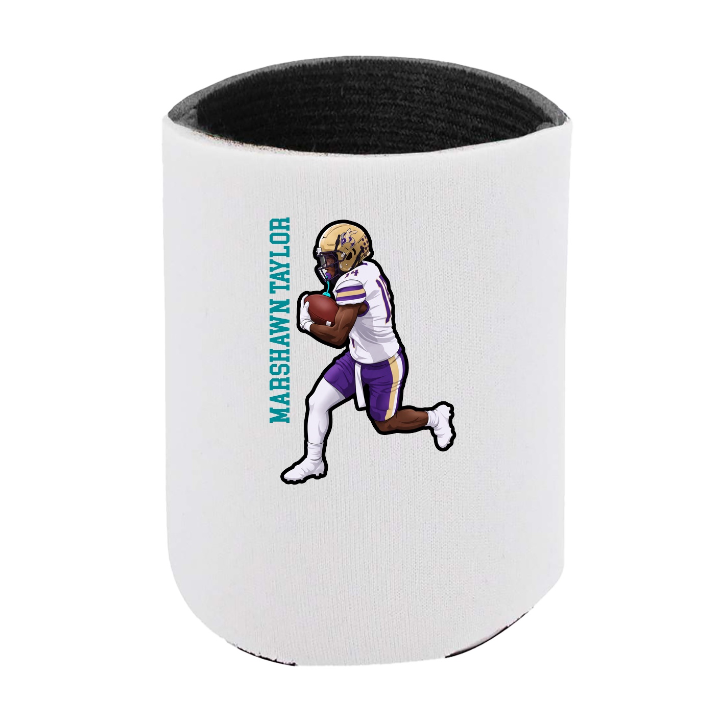 Can Holder — Name Vertical in White