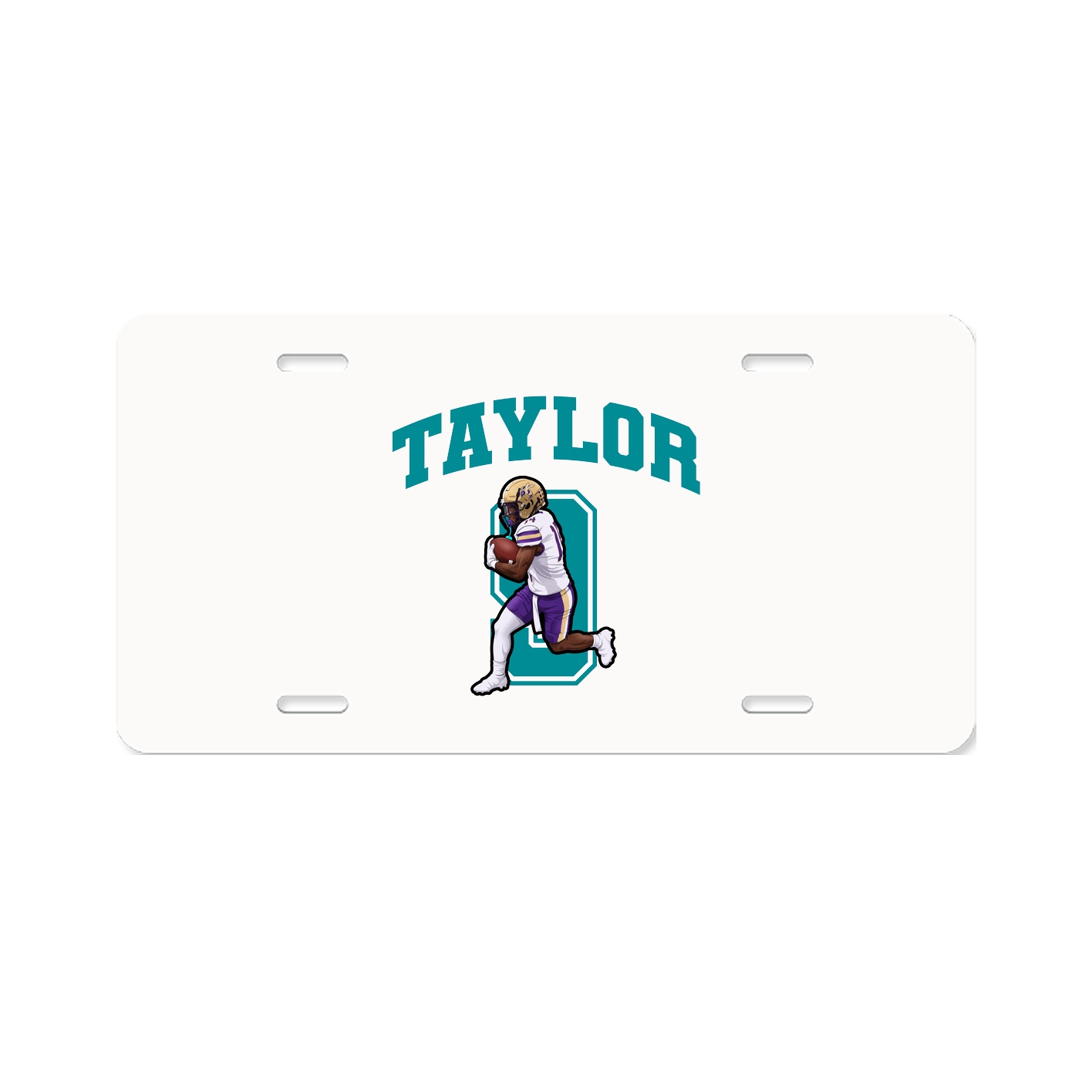 License Plate — Number in Classic