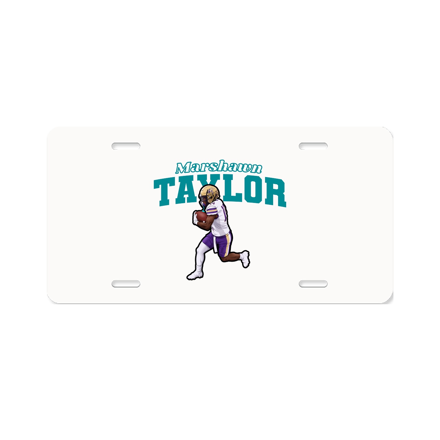 License Plate — Name Arch in Classic