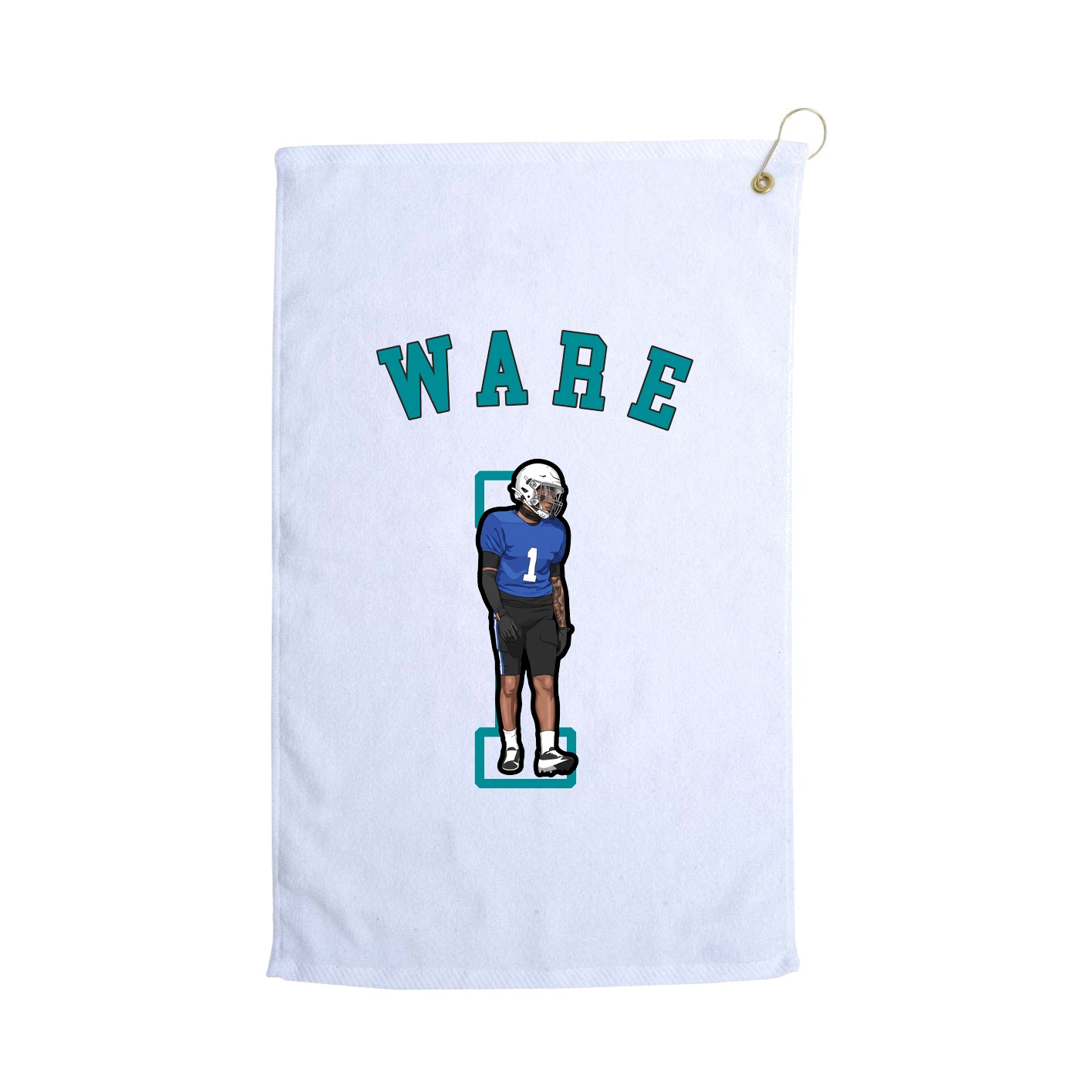 Golf Towel — Shirsey Arch in White