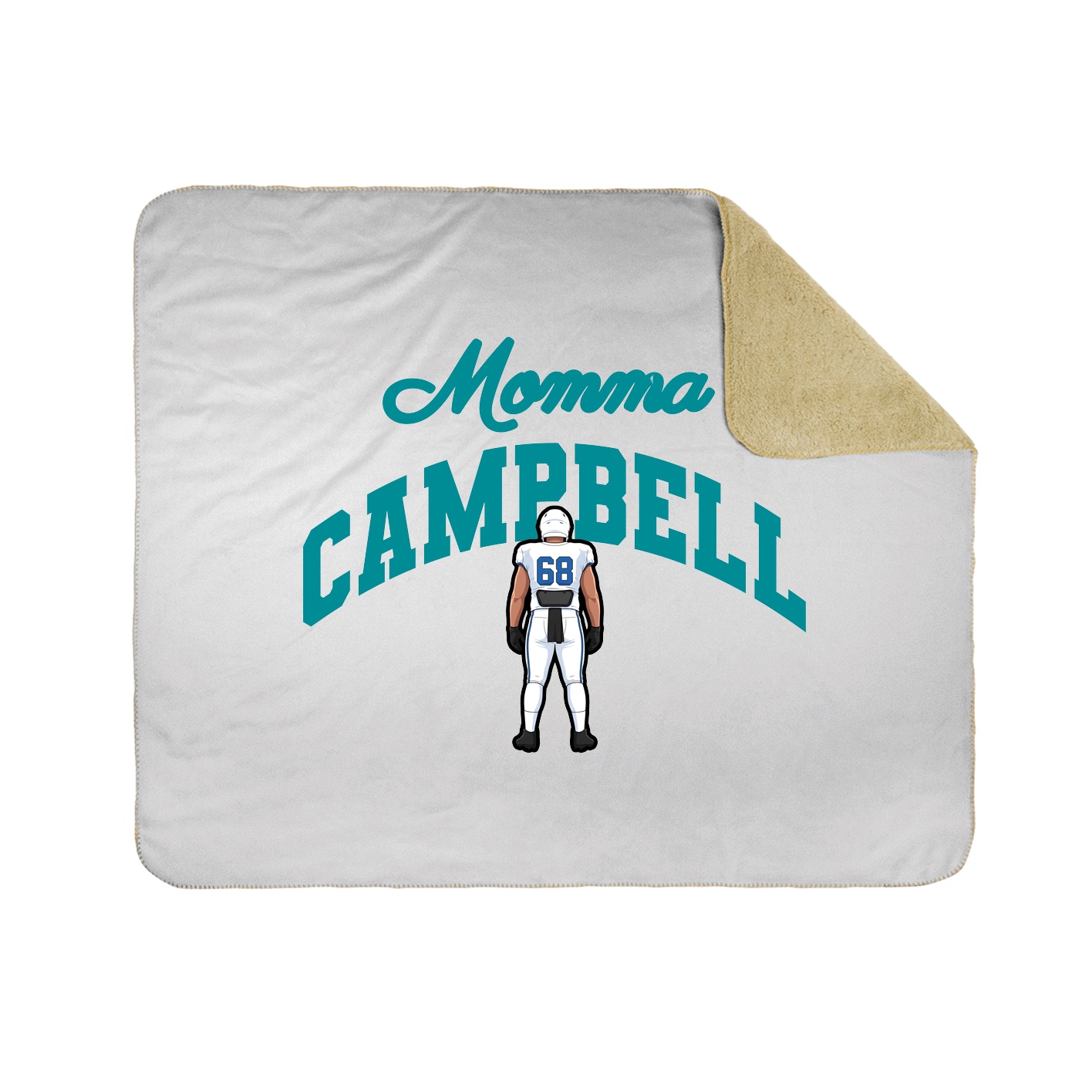 Throw Blanket — Mothers Day Arch in White