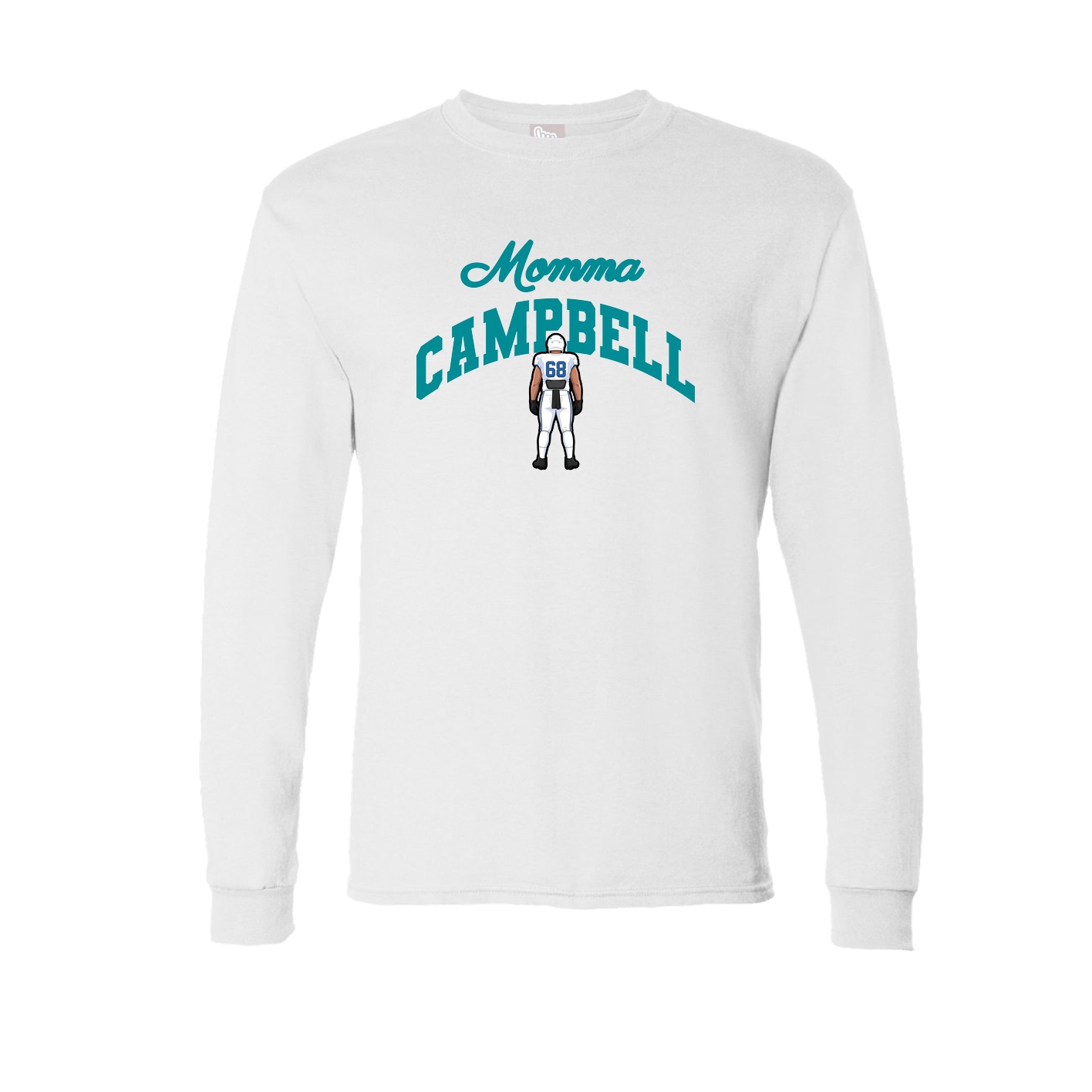 Long Sleeve Tee — Mothers Day Arch in White
