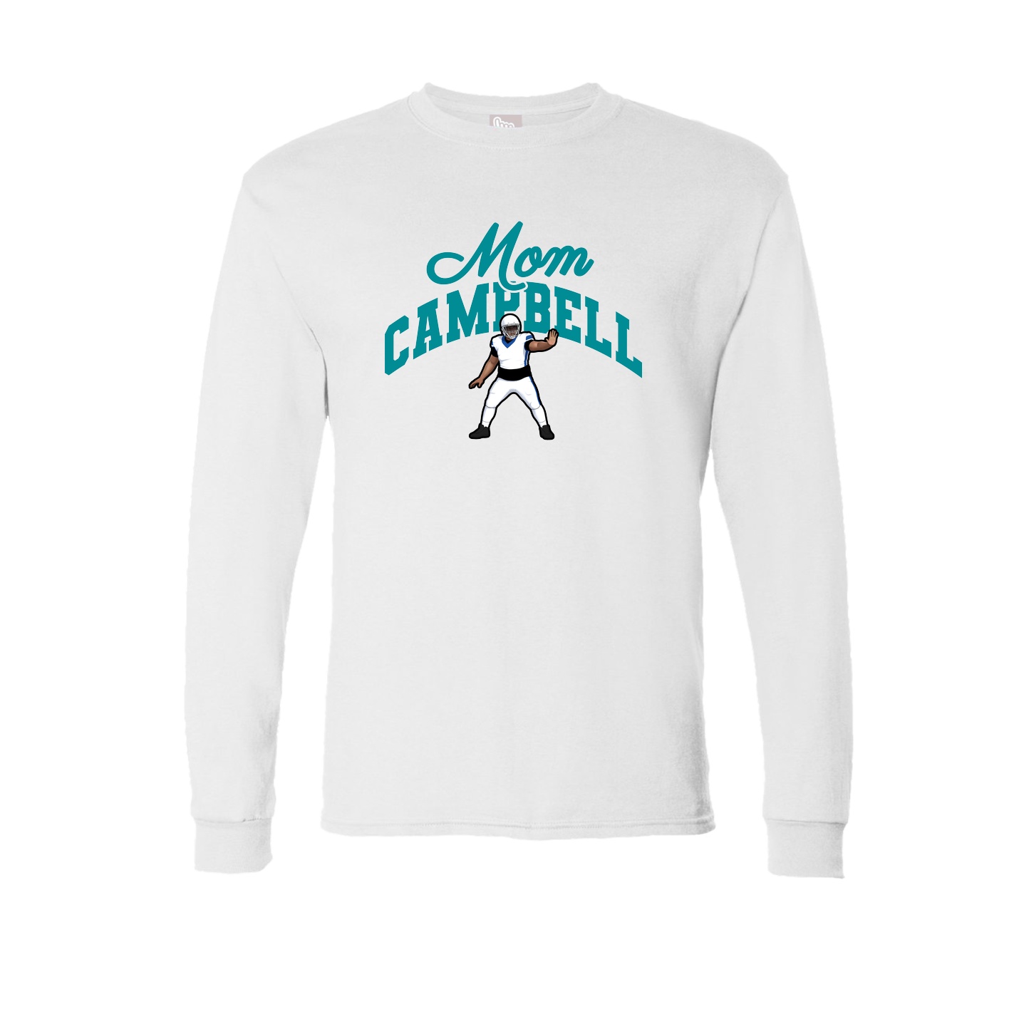 Long Sleeve Tee — Mothers Day Arch in White
