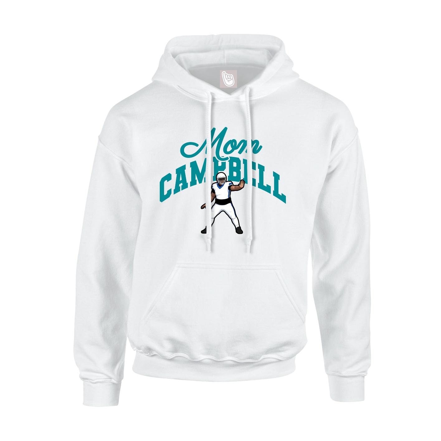 Youth Hoodie — Mothers Day Arch in White