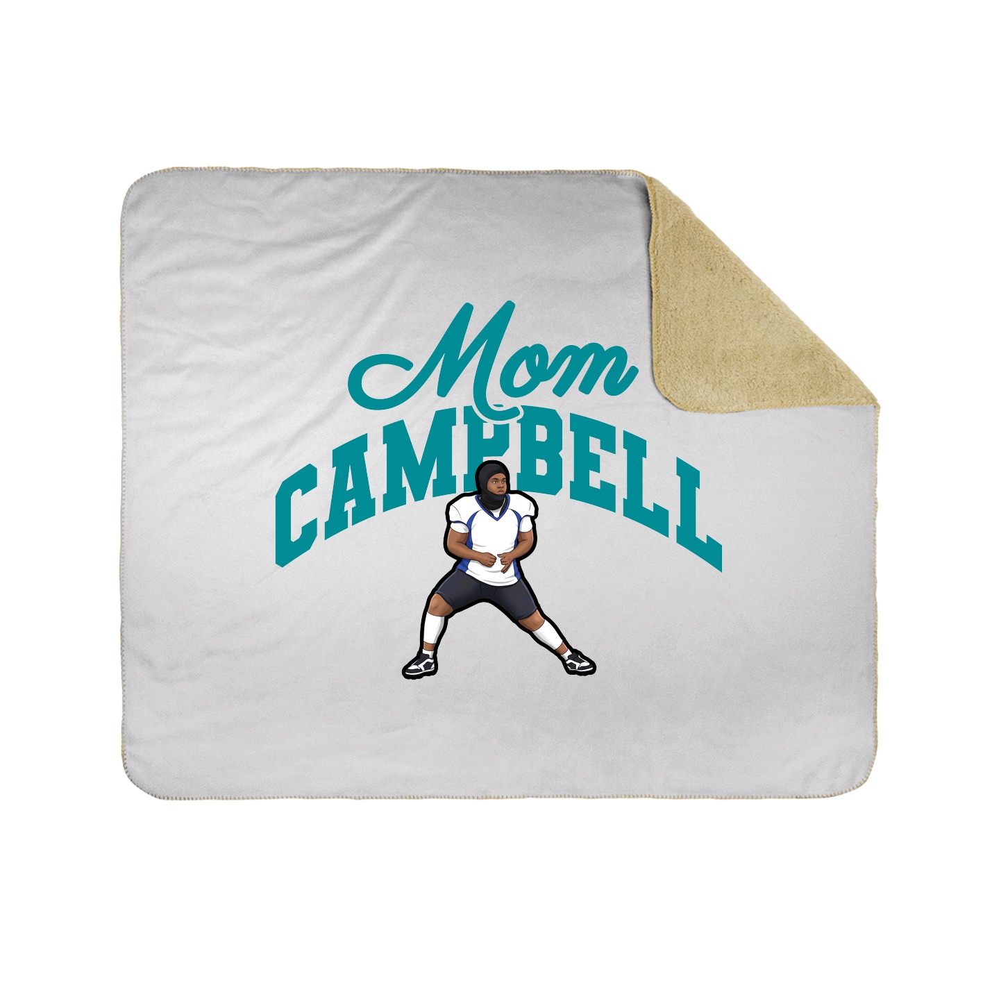 Throw Blanket — Mothers Day Arch in White