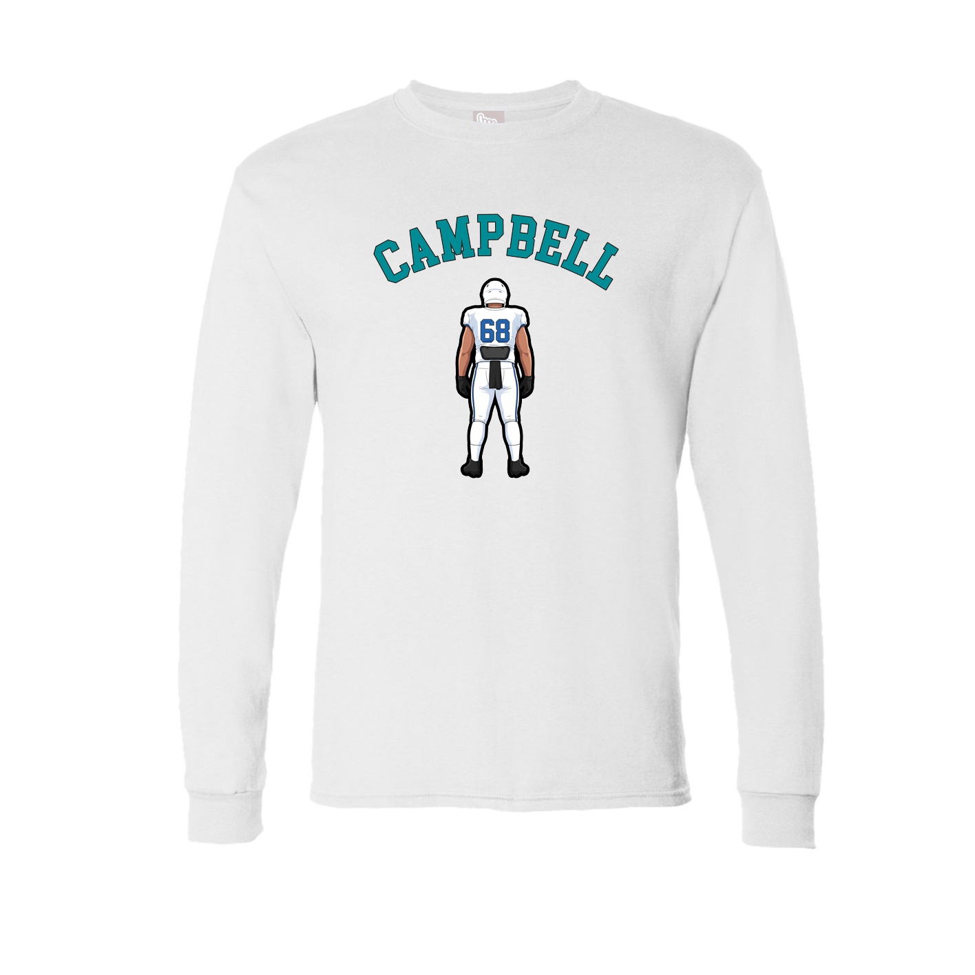 Long Sleeve Tee — Shirsey Arch in White