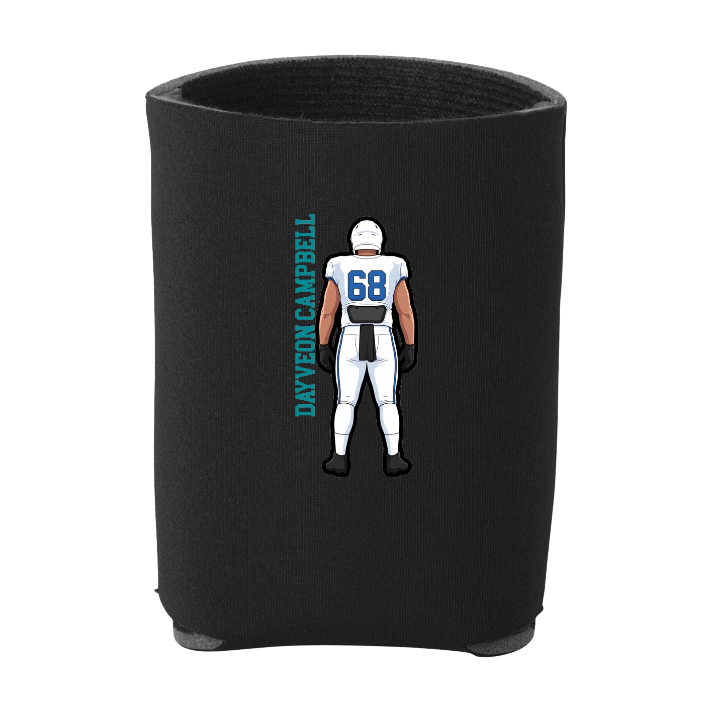 Can Holder — Name Vertical in Black