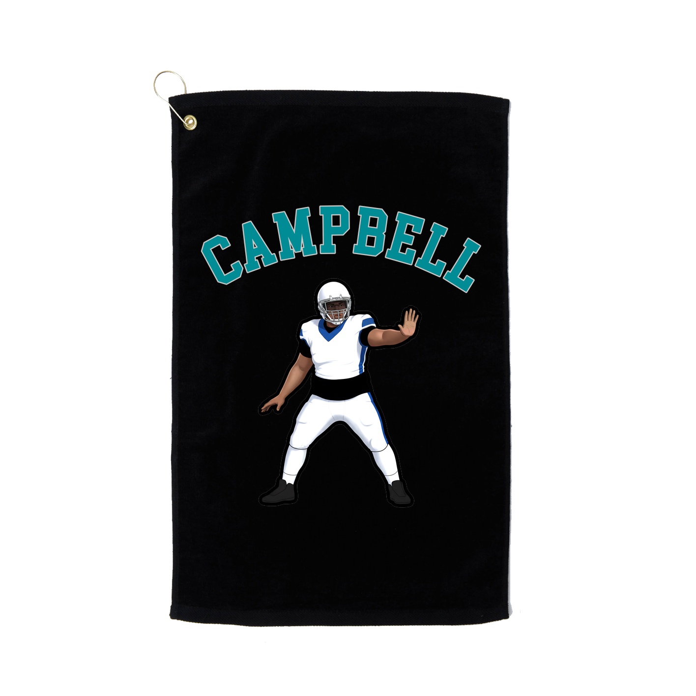 Golf Towel — Shirsey Arch in Black