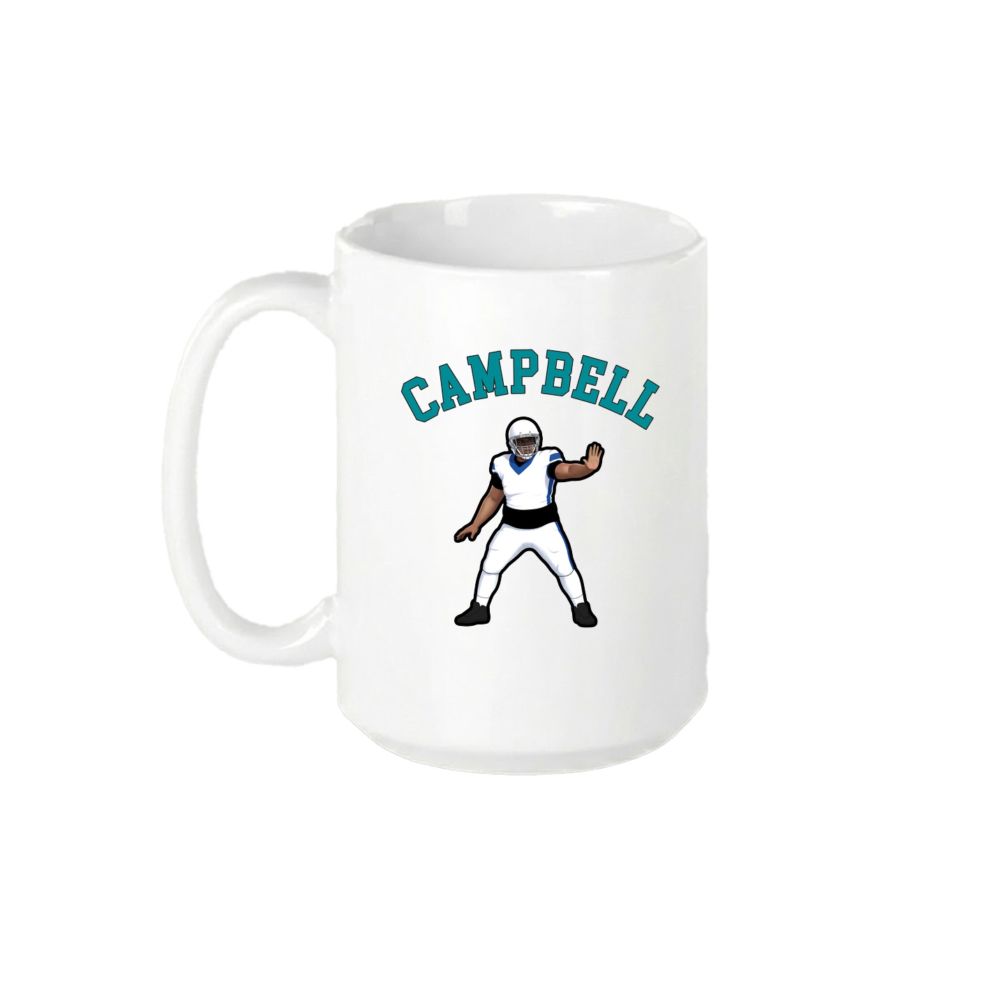 15oz Coffee Mug — Shirsey Arch in White