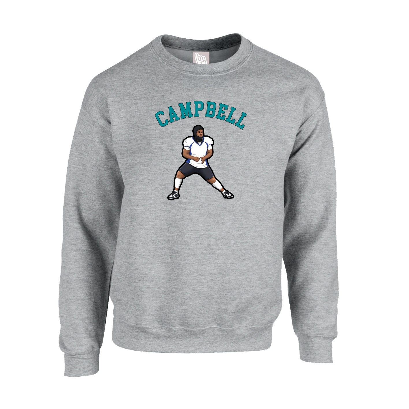 Fleece Crew — Shirsey Arch in Grey