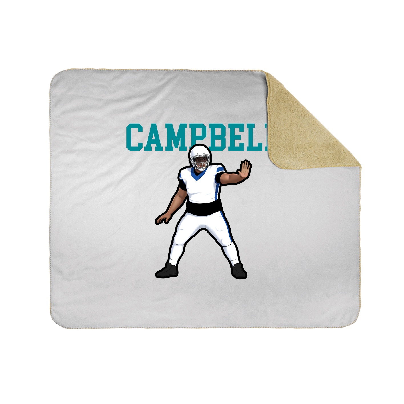 Throw Blanket — Shirsey in White