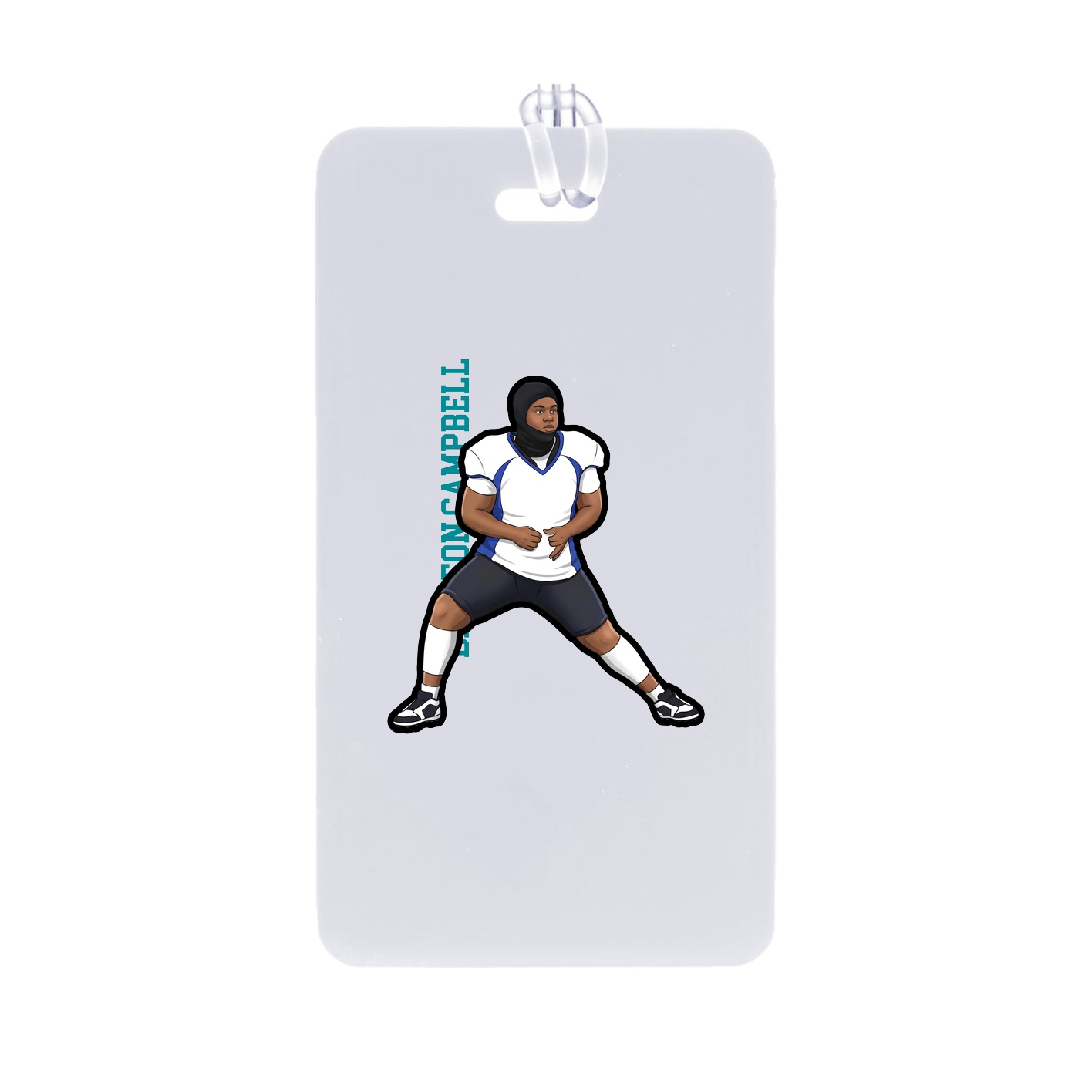 Bag Tag — Name Vertical in Classic