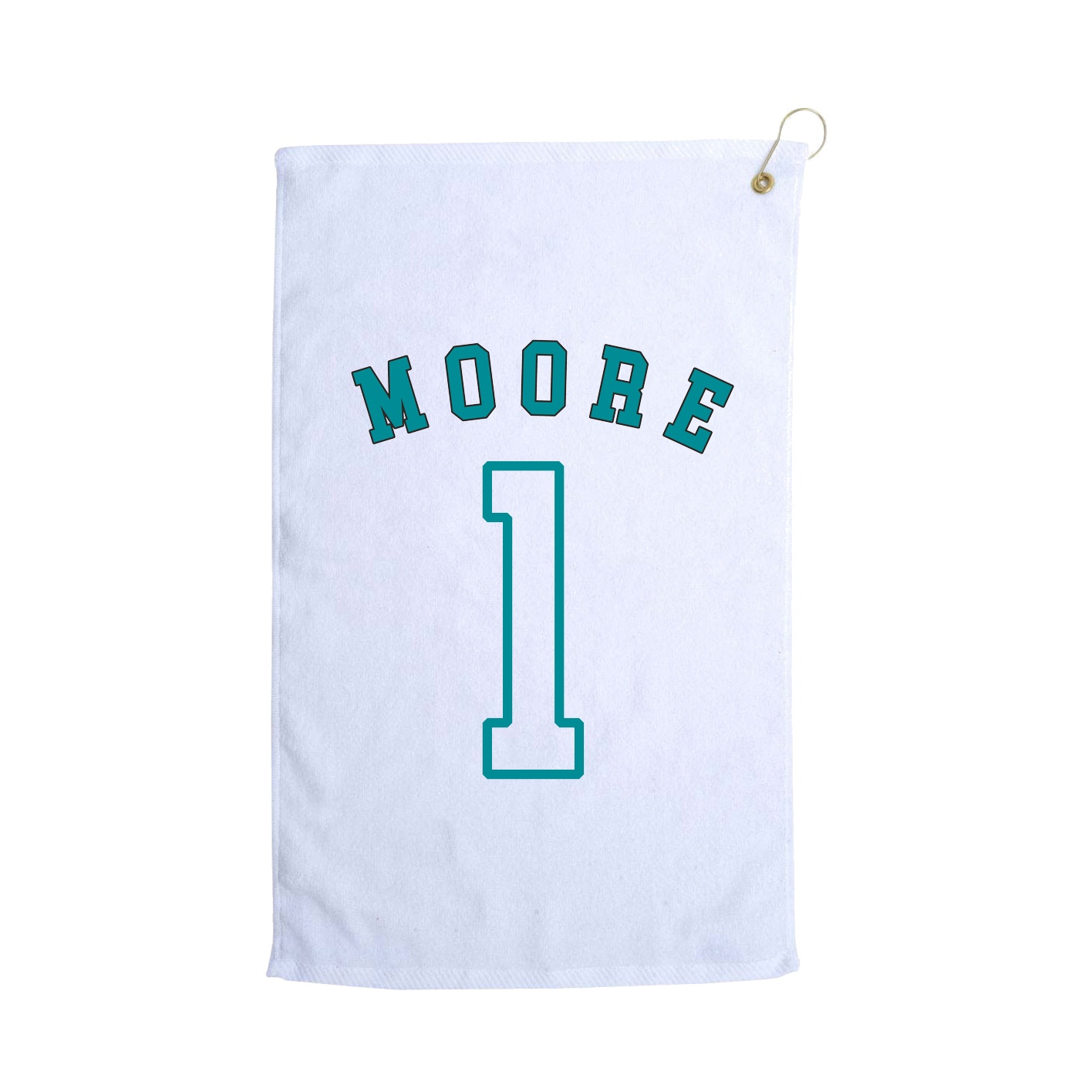 Golf Towel — Shirsey Arch in White