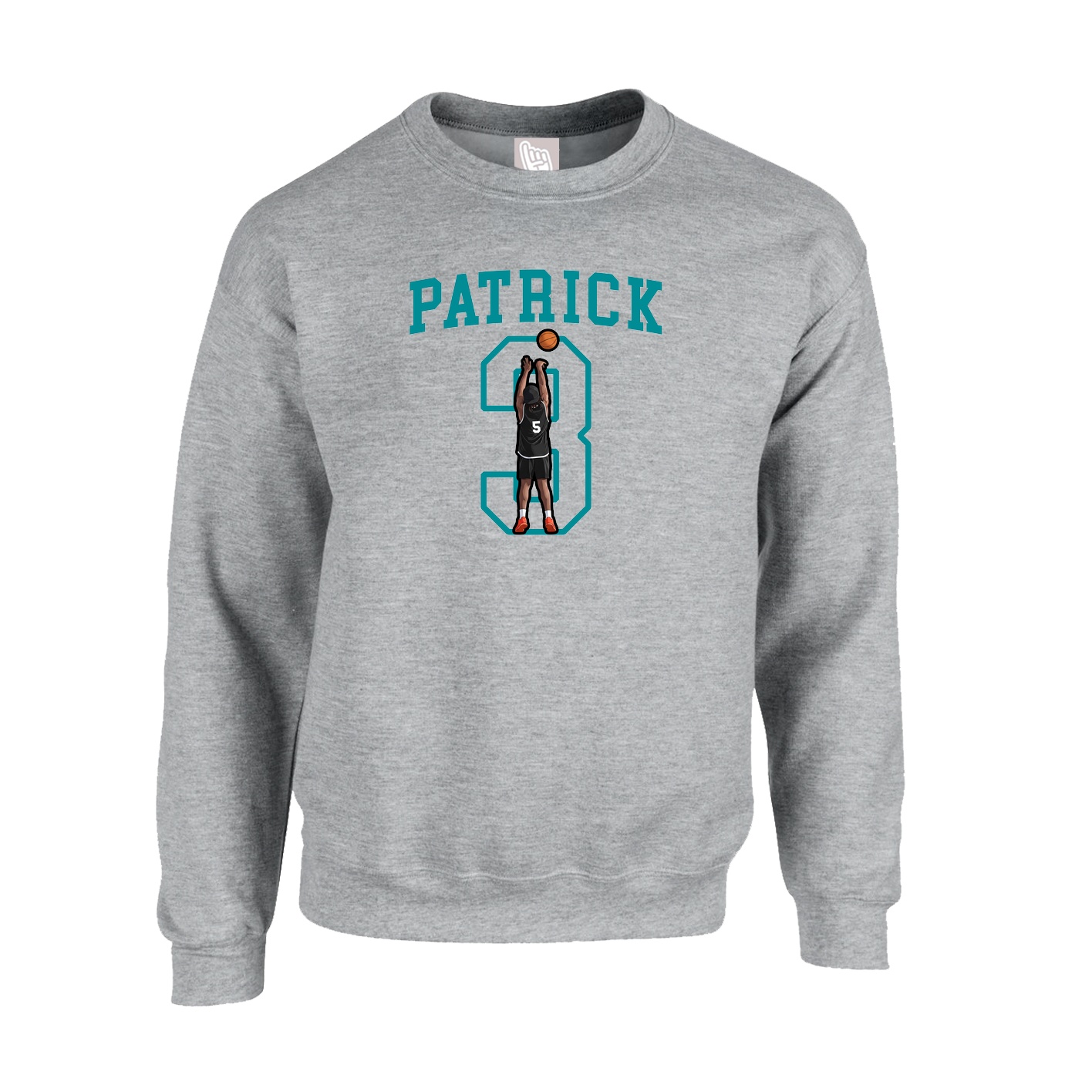 Fleece Crew — Shirsey in Grey