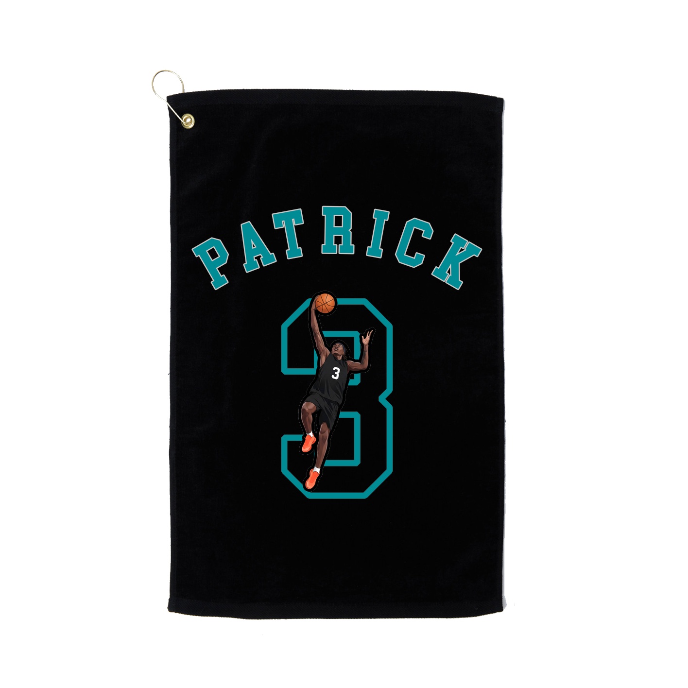 Golf Towel — Shirsey Arch in Black