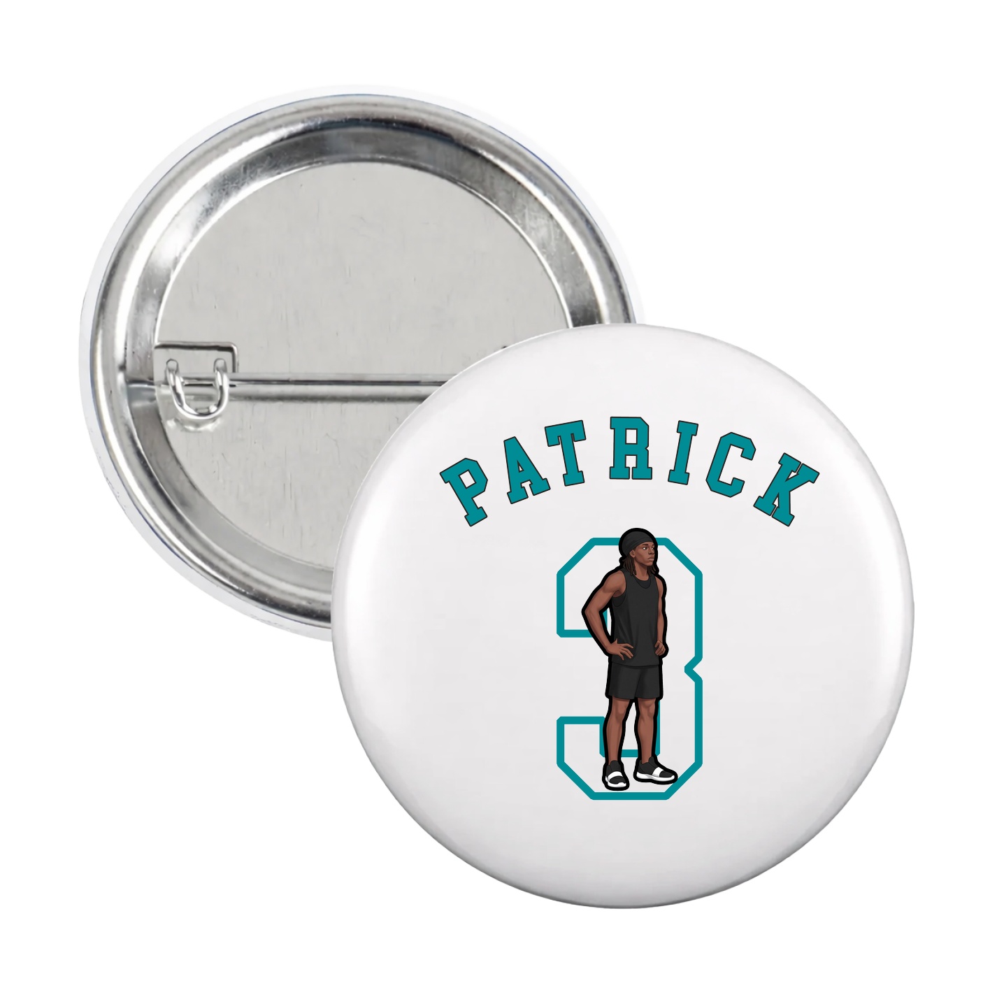 Game Day Button — Shirsey Arch in White