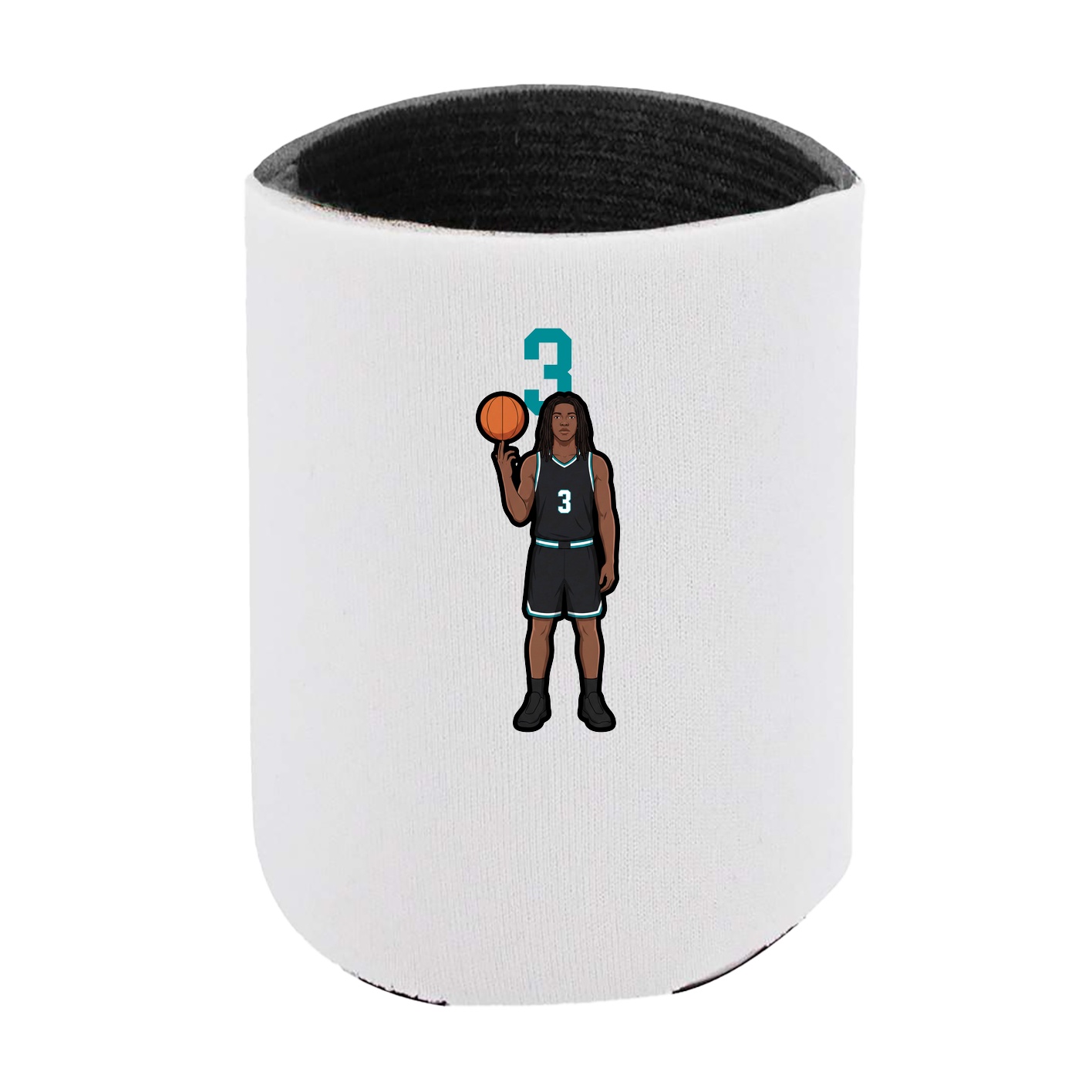 Can Holder — Number Top in White