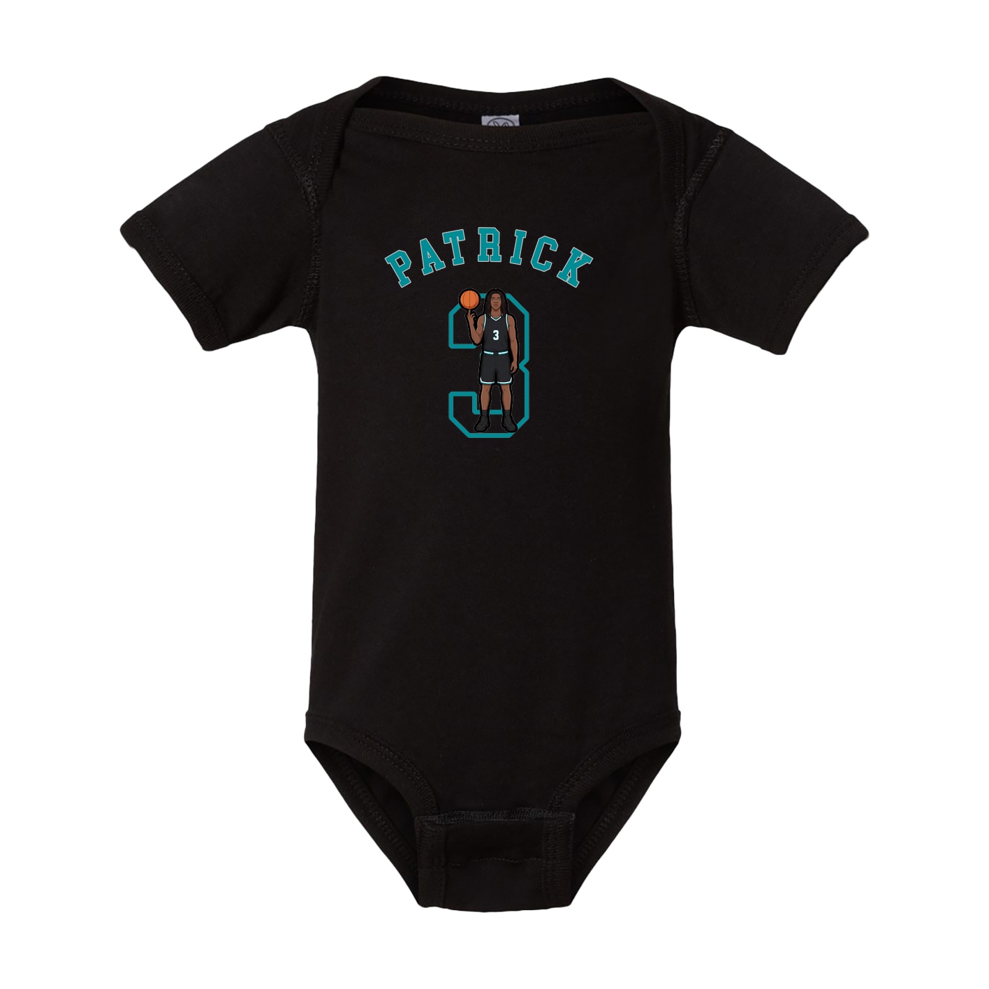 Baby Onesie — Shirsey Arch in Black