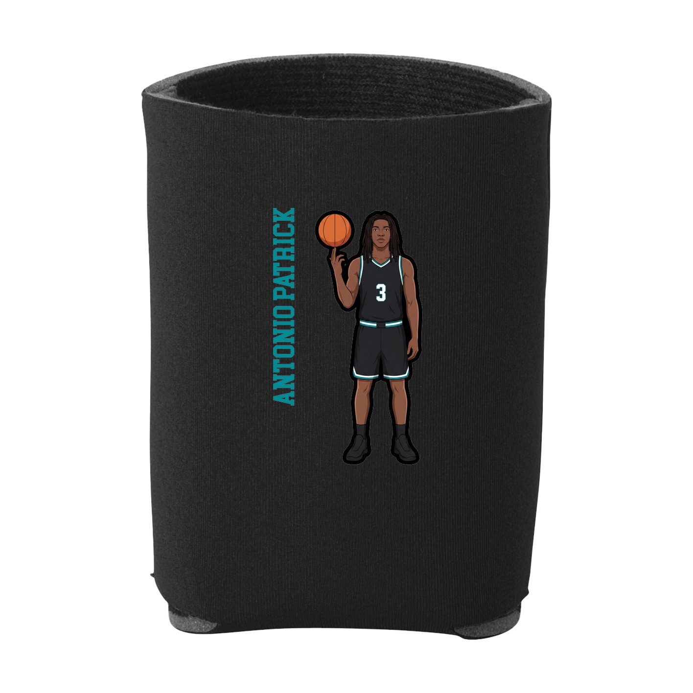 Can Holder — Name Vertical in Black