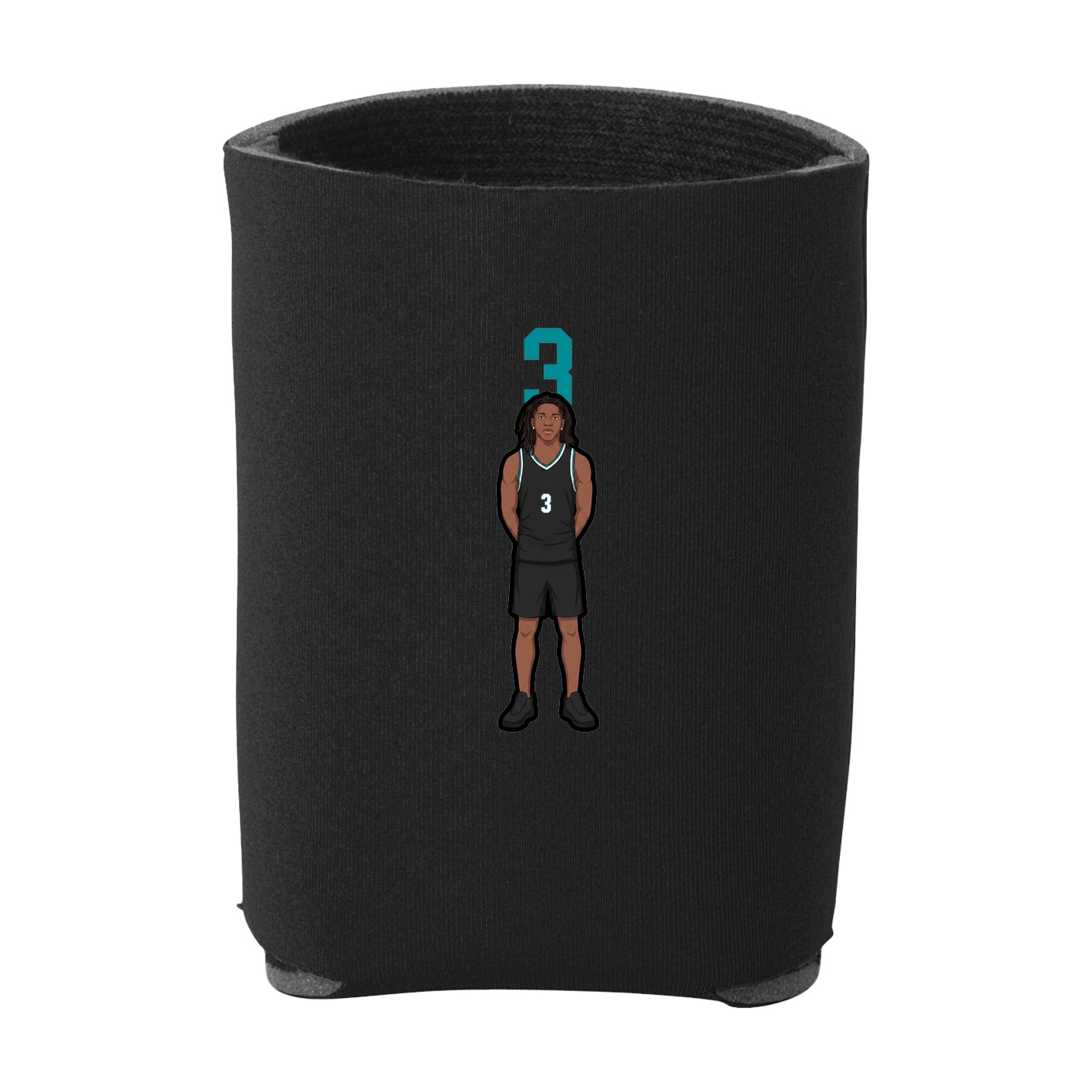 Can Holder — Number Top in Black