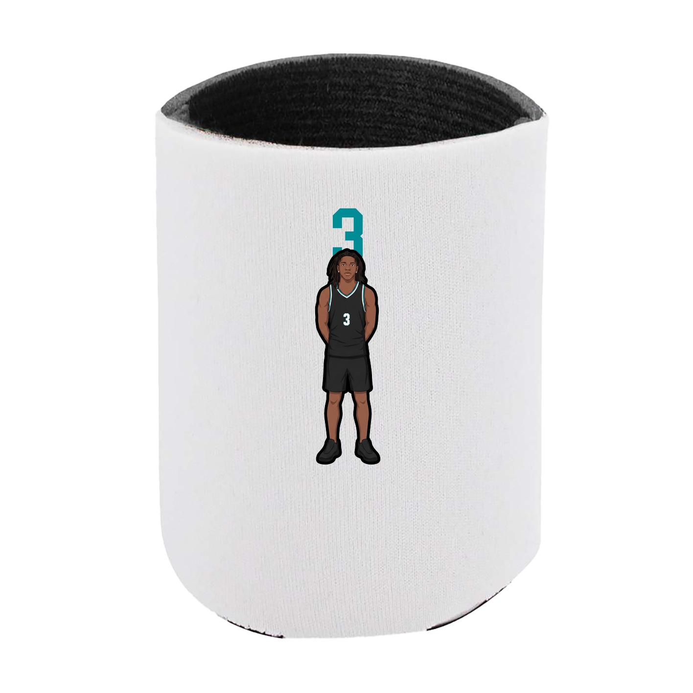 Can Holder — Number Top in White