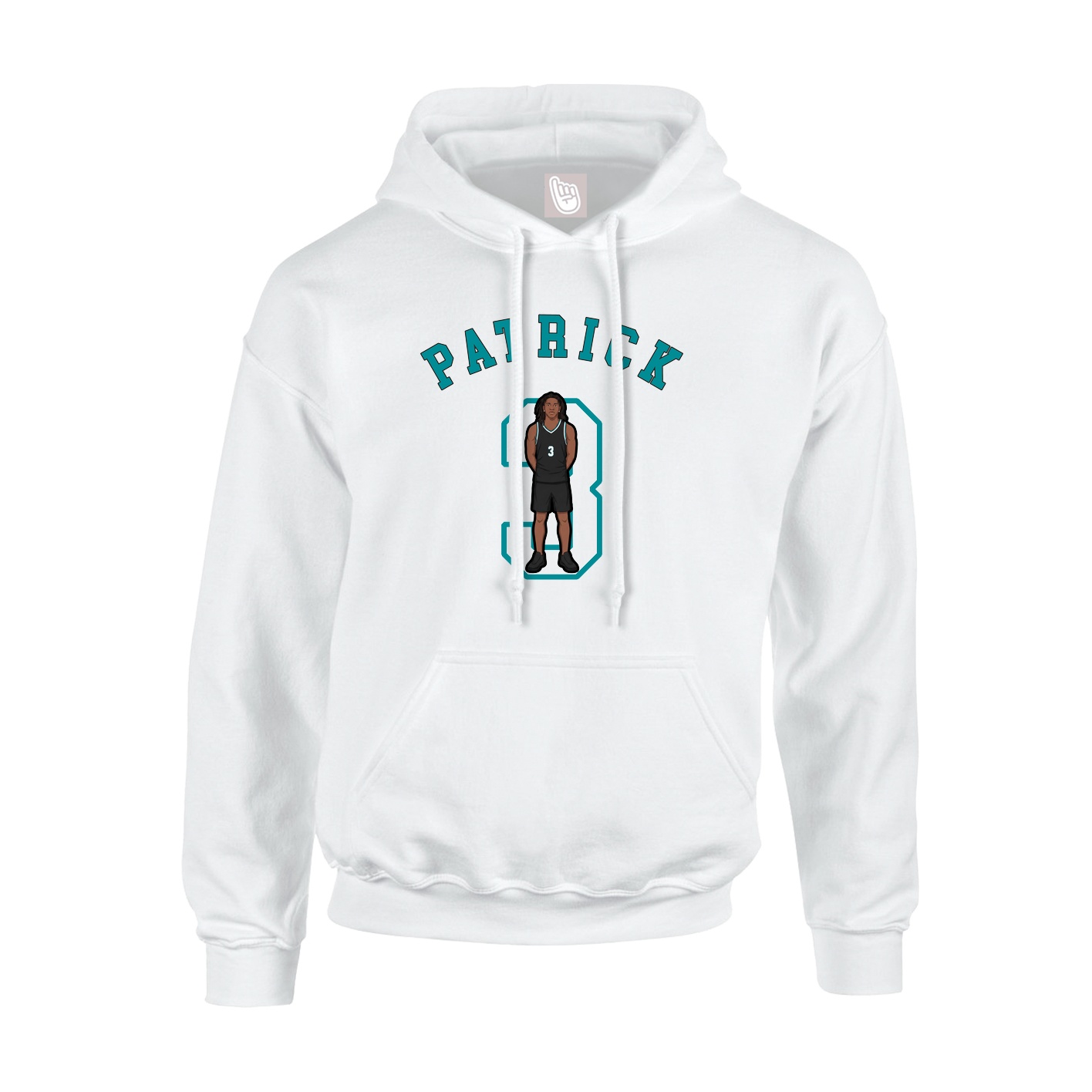 Youth Hoodie — Shirsey Arch in White