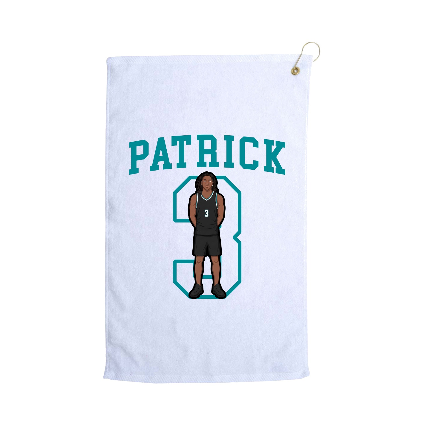 Golf Towel — Shirsey in White