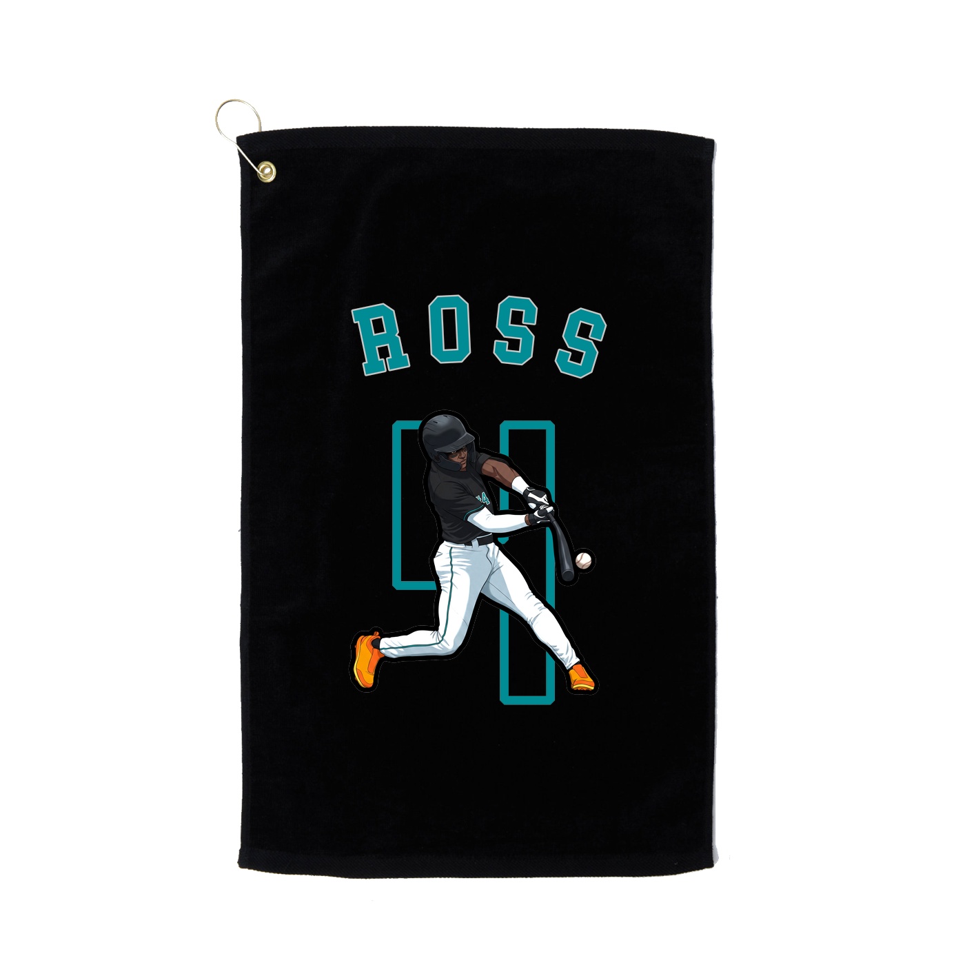 Golf Towel — Shirsey Arch in Black