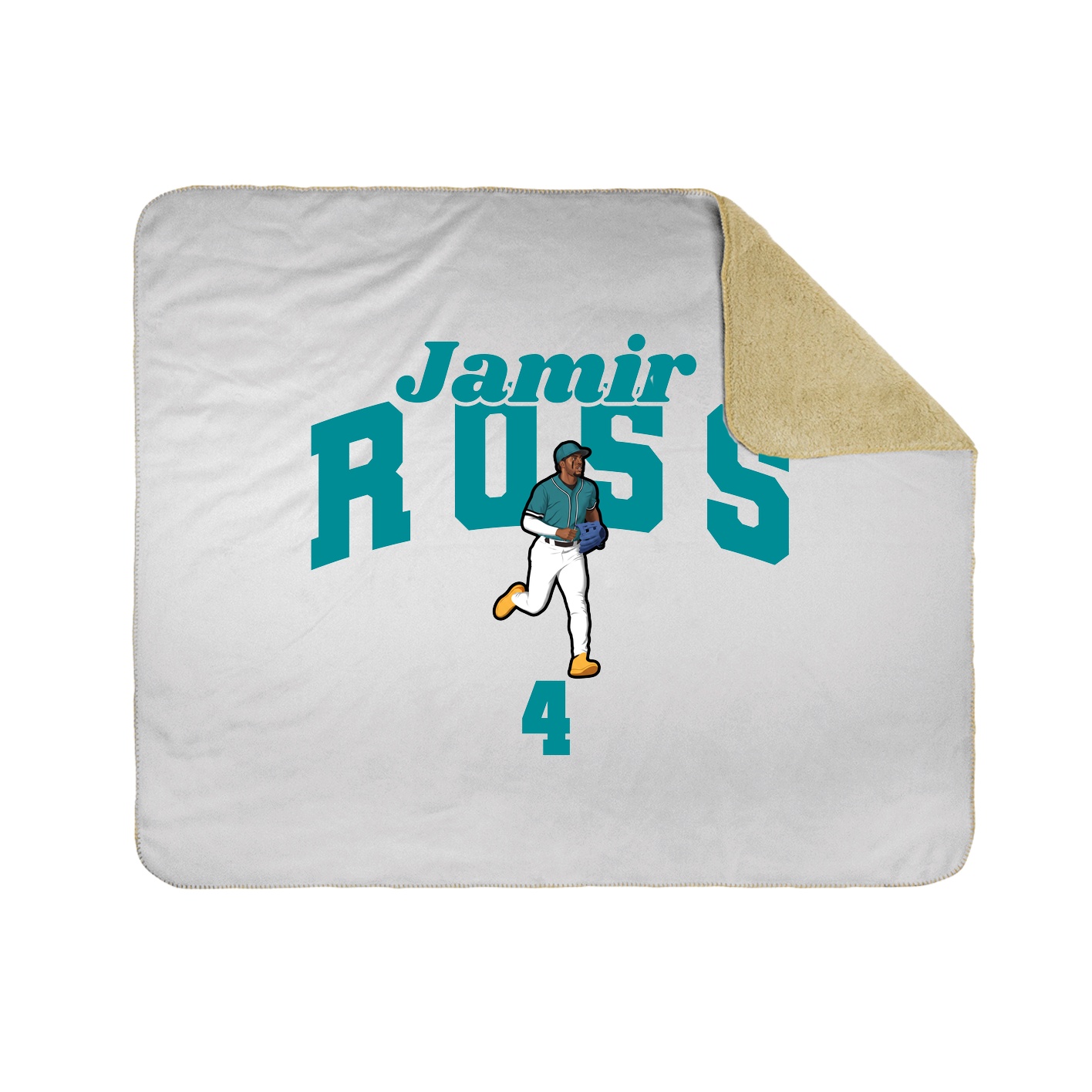Throw Blanket — Signature Arch in White