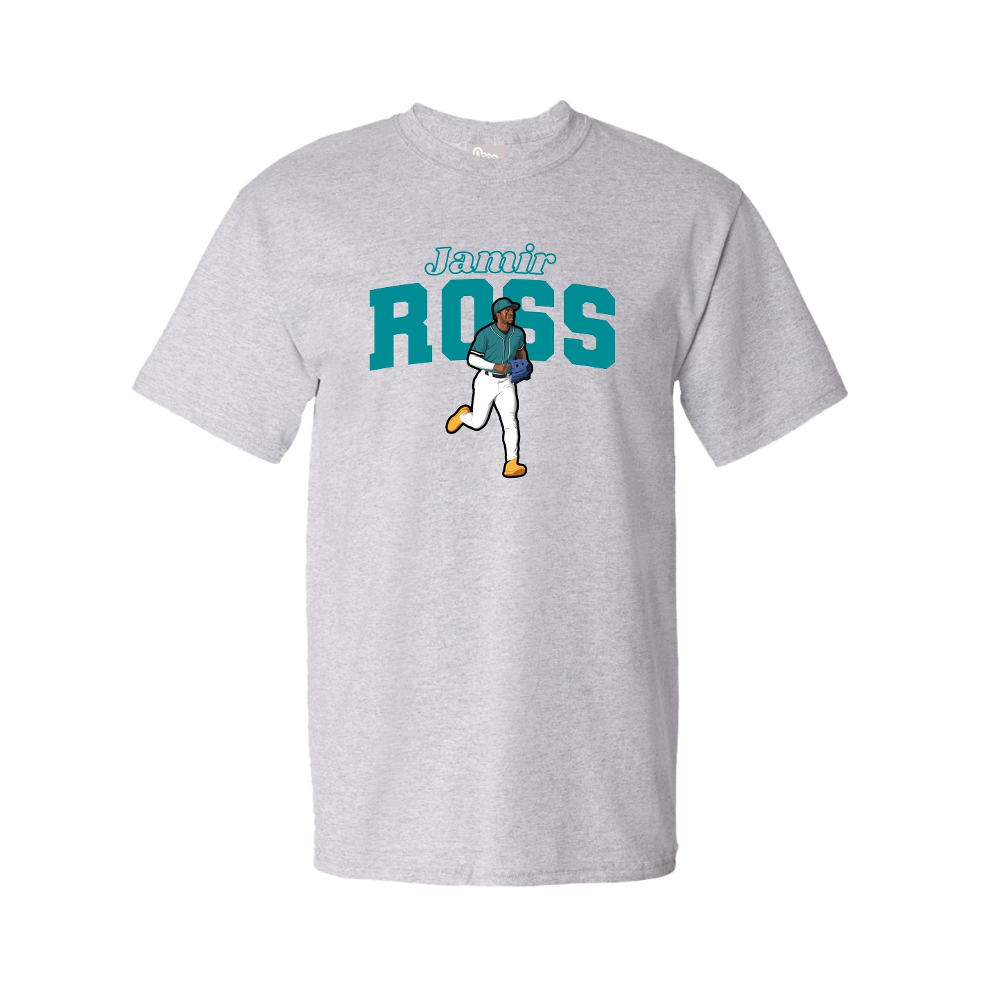 Tee — Name Arch in Grey