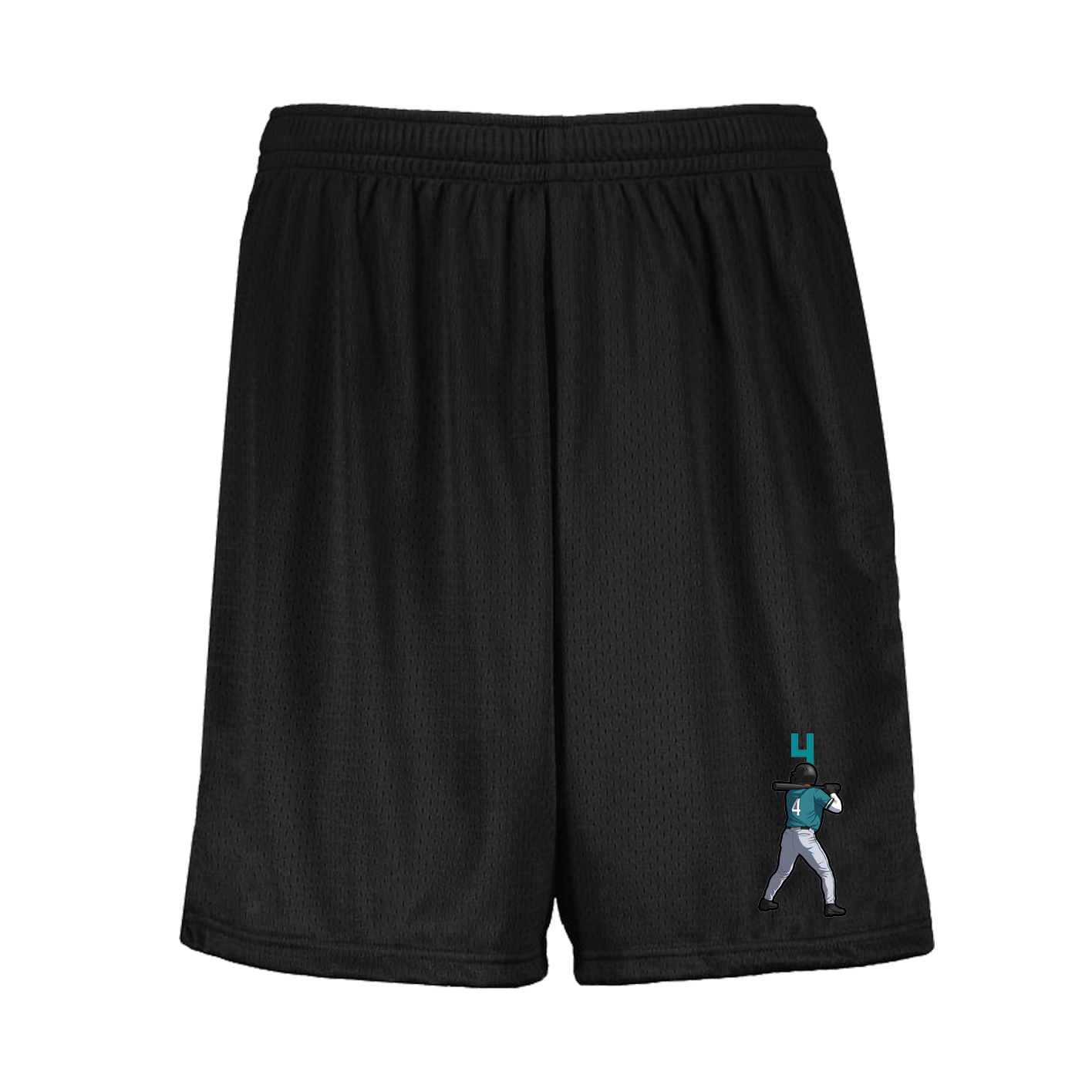 Shorts — Number Top in Black