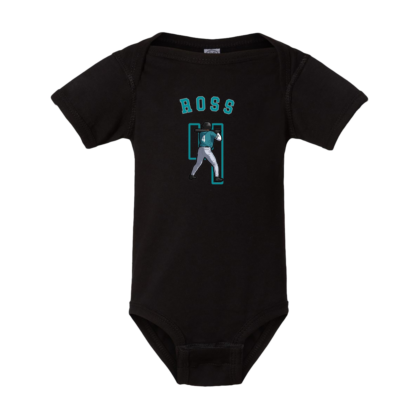Baby Onesie — Shirsey Arch in Black