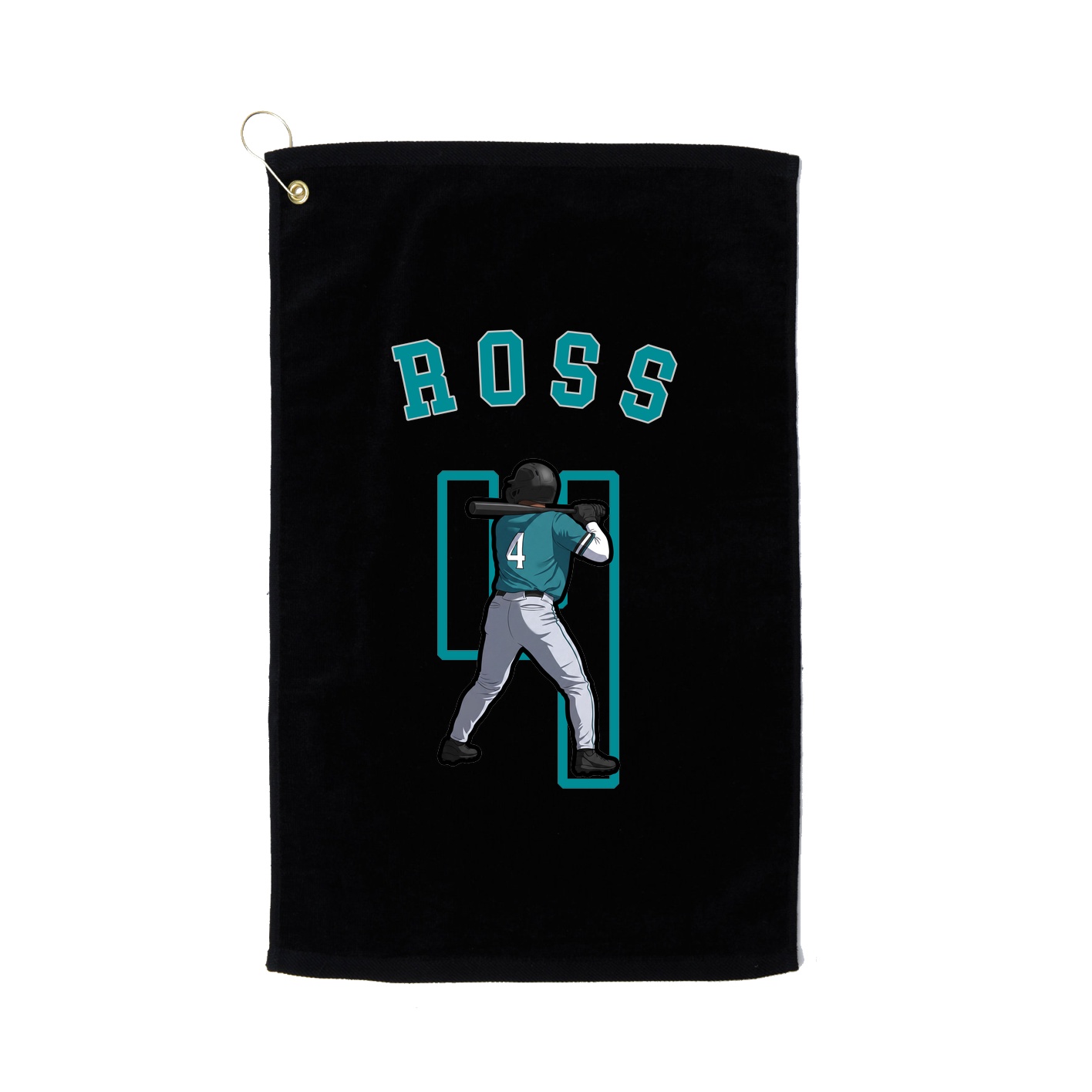 Golf Towel — Shirsey Arch in Black