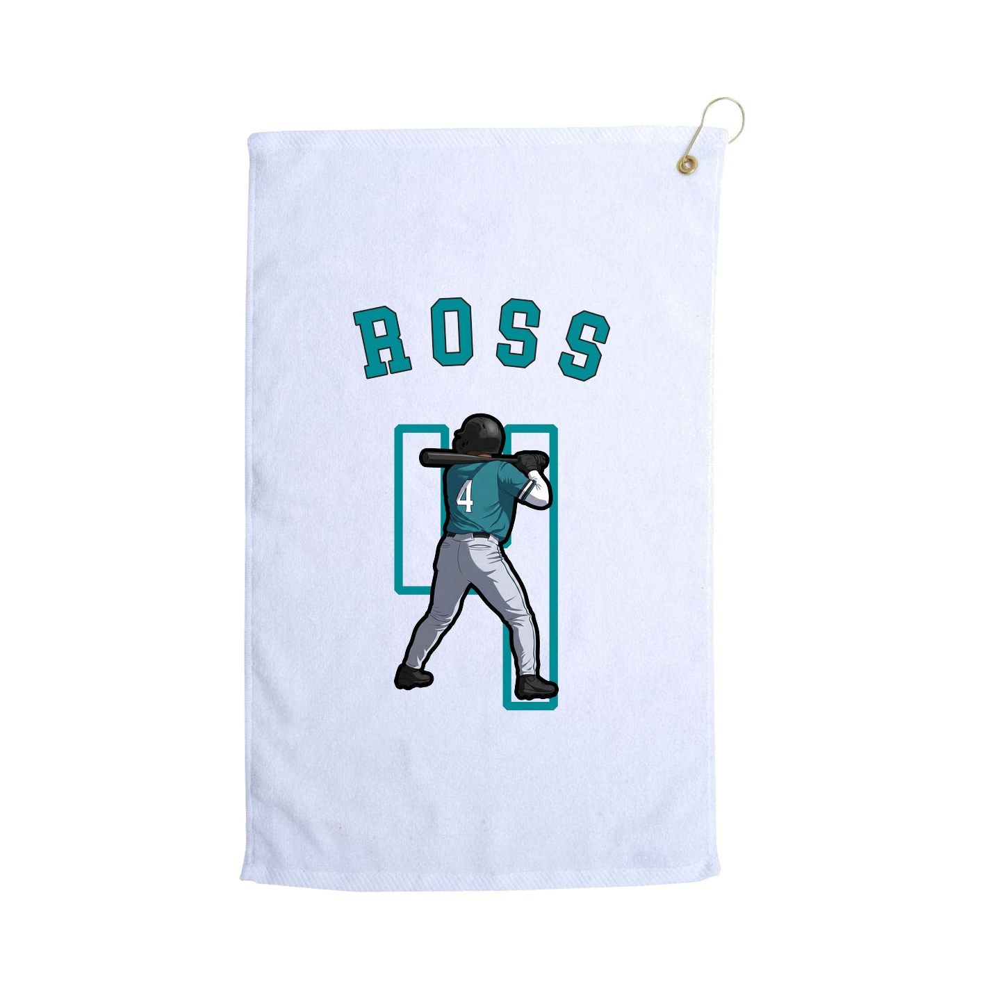 Golf Towel — Shirsey Arch in White