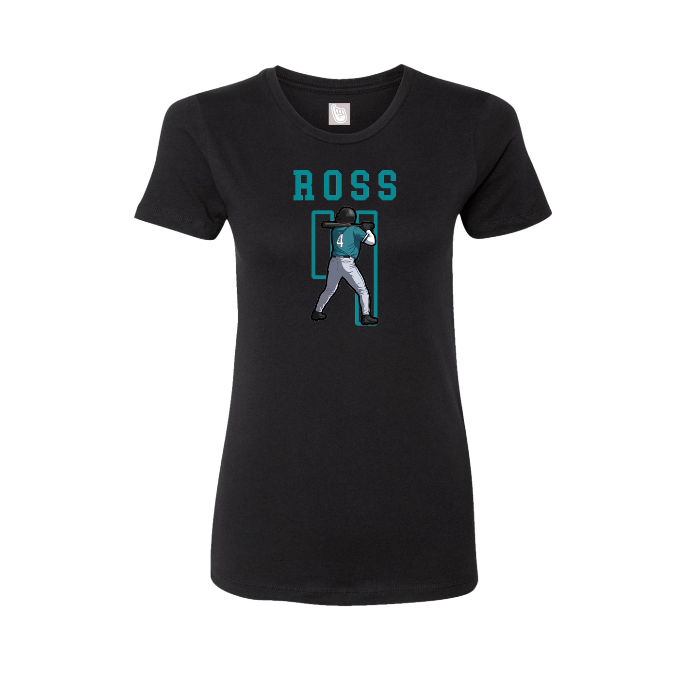 Fitted Women's Tee — Shirsey in Black