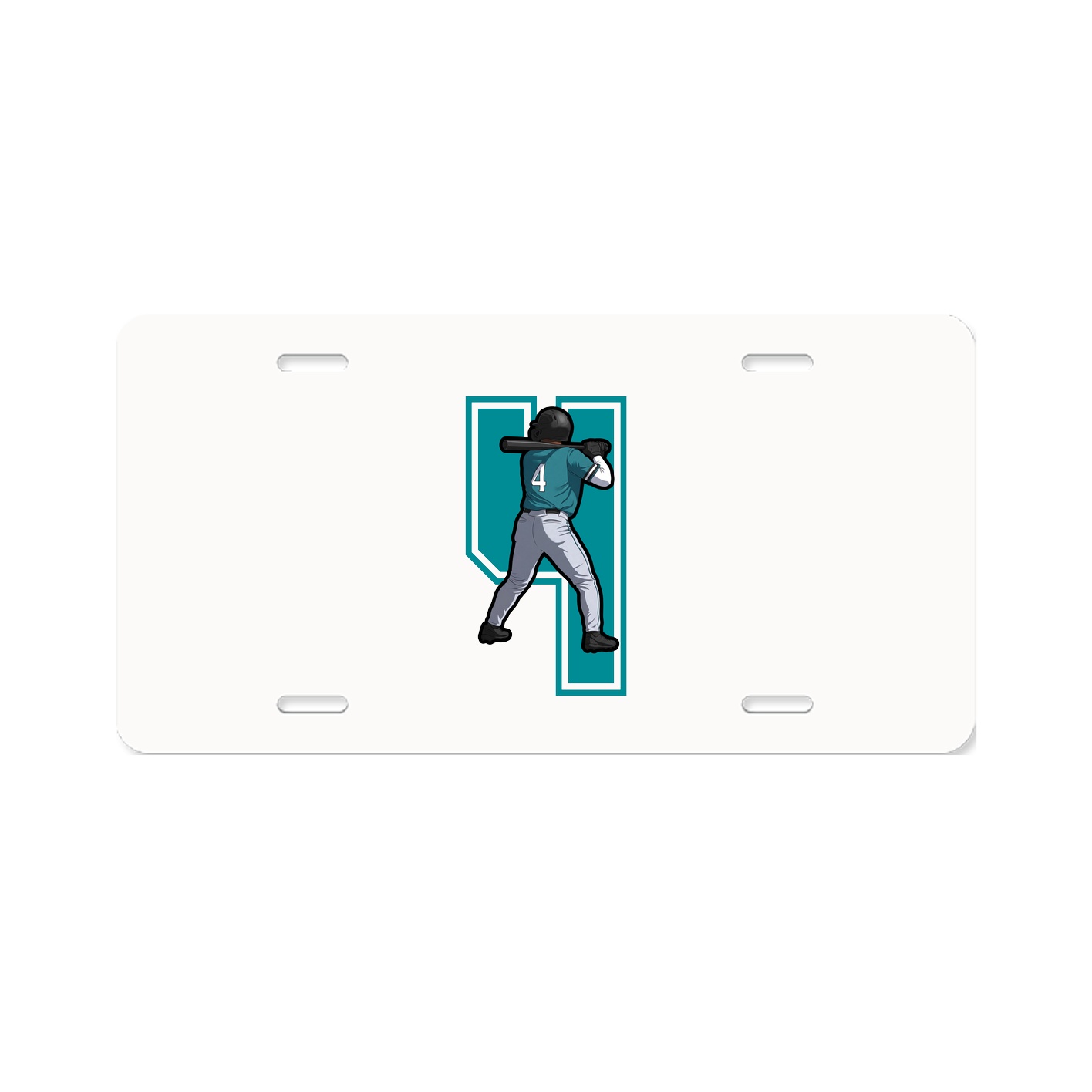 License Plate — Number in Classic