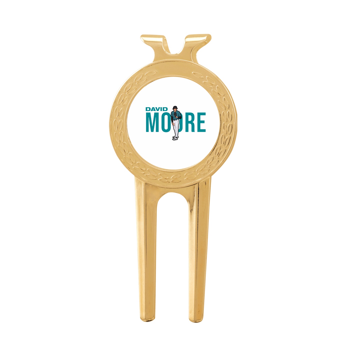 Divot Tool with Ball Marker — Player Name in Classic