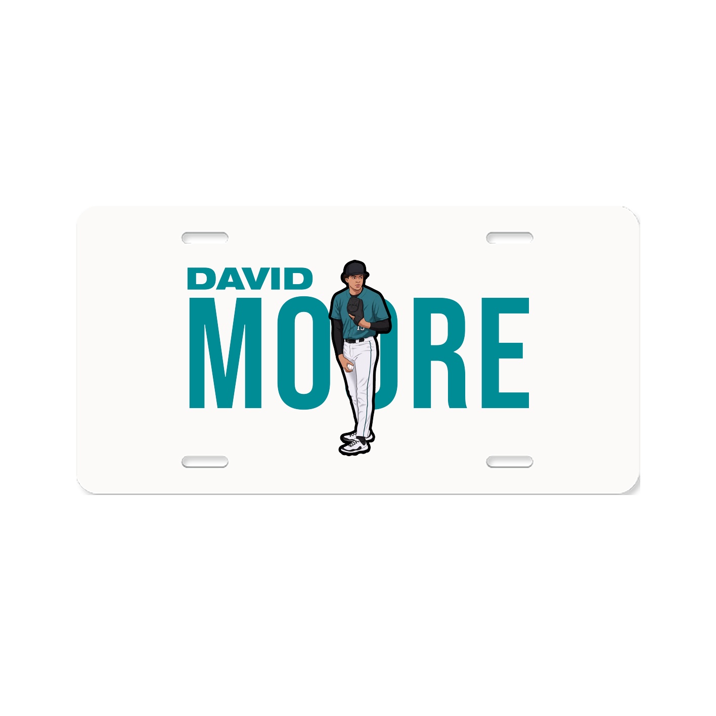 License Plate — Player Name in Classic