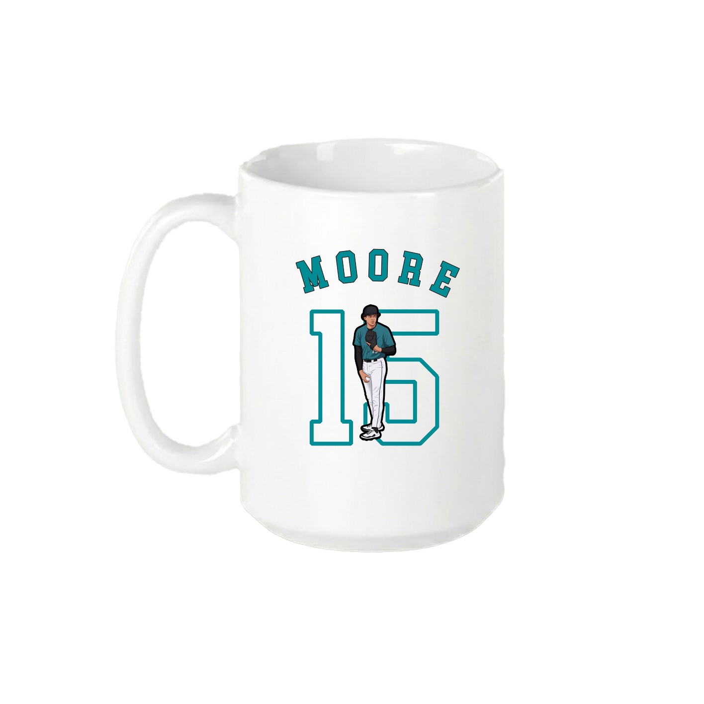 15oz Coffee Mug — Shirsey Arch in White