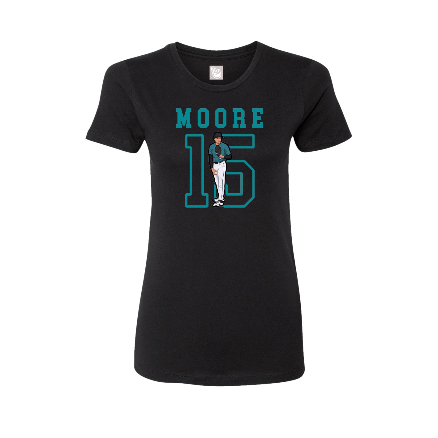 Fitted Women's Tee — Shirsey in Black