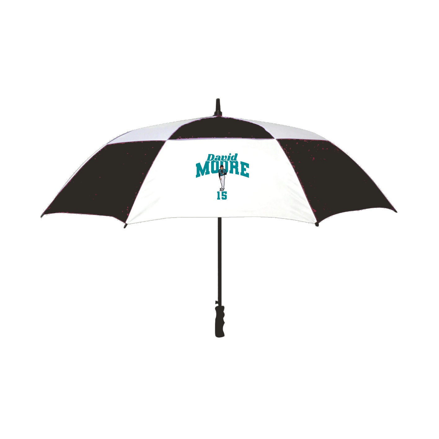 Golf Umbrella — Signature Arch in Black