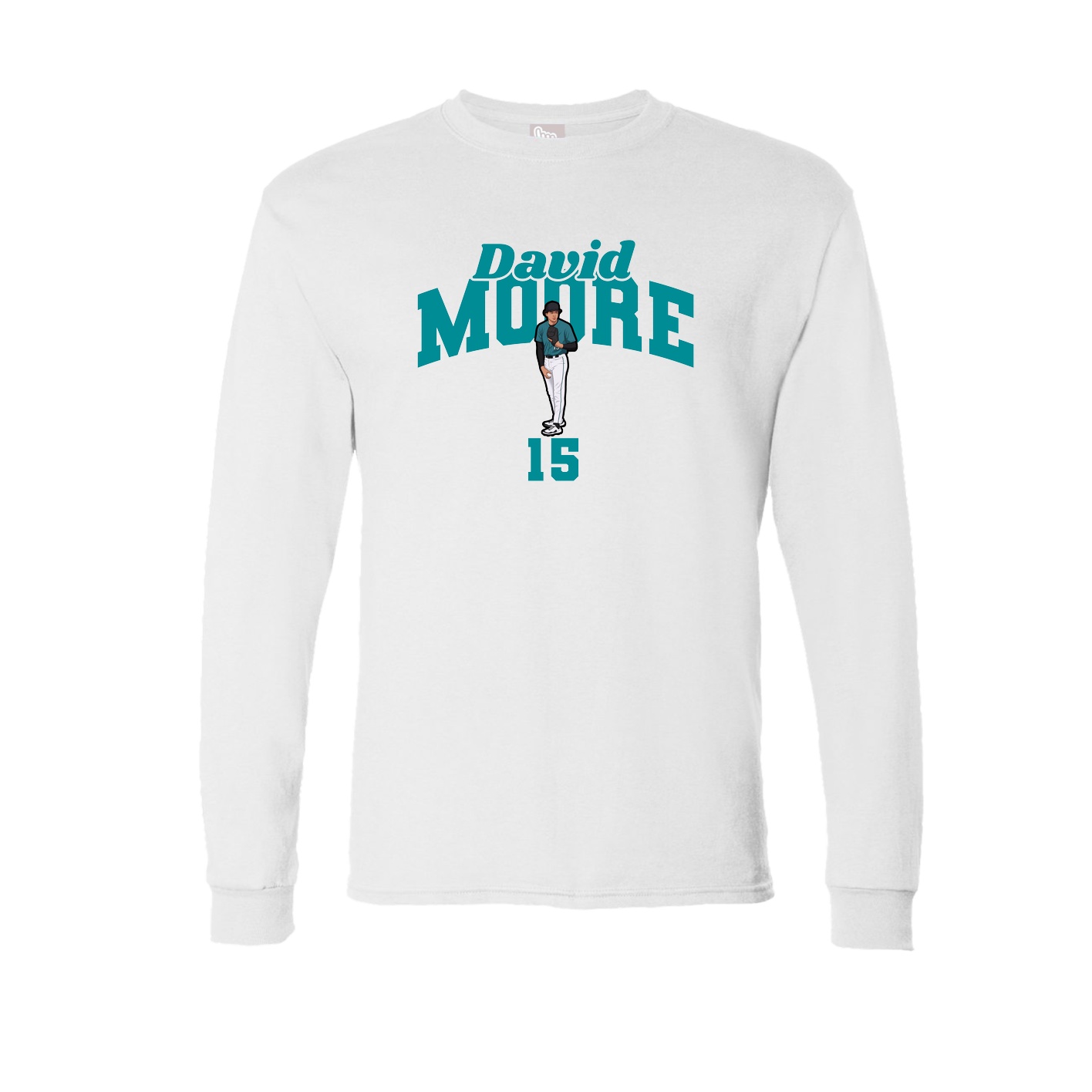 Long Sleeve Tee — Signature Arch in White