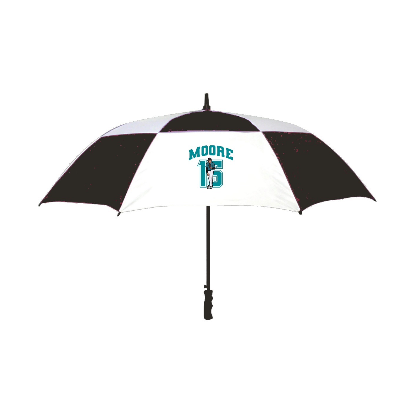 Golf Umbrella — Number in Black